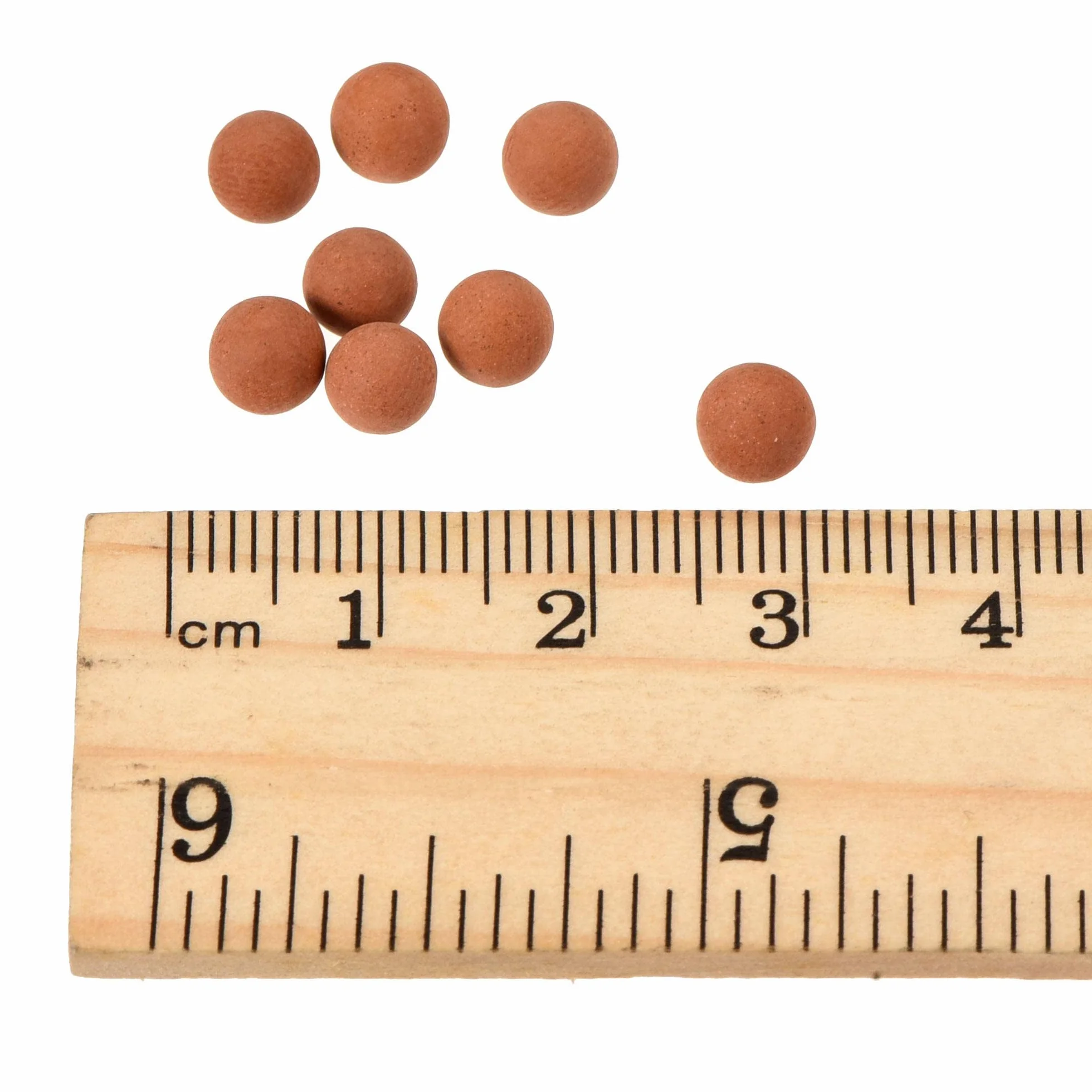 sourcing map Argile Galets 5-6mm 0.22 lbs Rouge Jardinage Boules Hydroponique Culture Vases Bonsai Décoration