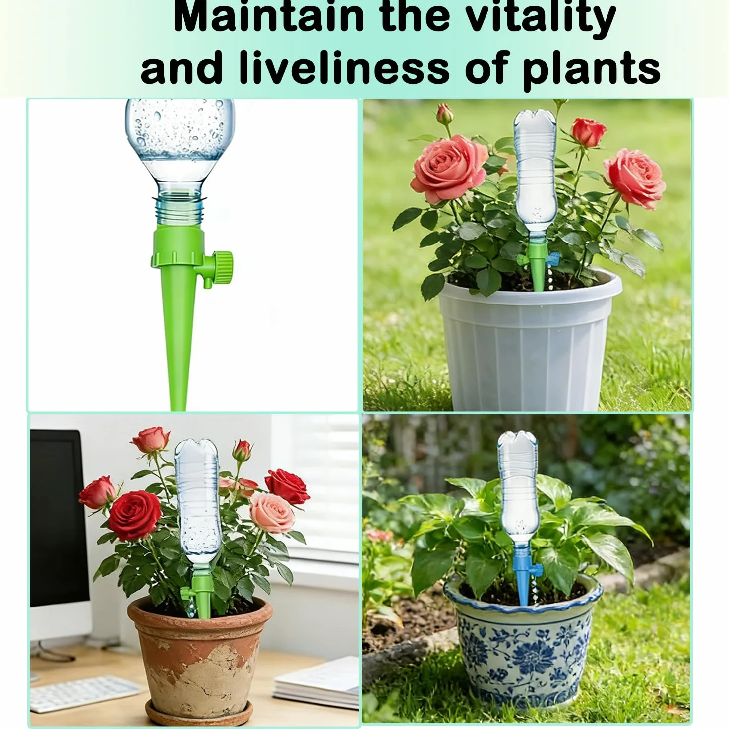 Kit Irrigation Goutte à Goutte 32 Pièces avec Vannes Arrosage Lent Précis
