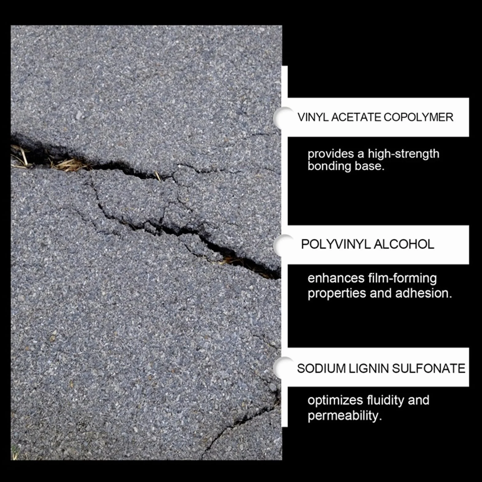 Magic Crack Filler Asphalt Black 2 lb, entièrement chargé d'asphalte et de fer à lisser. Installation facile, granulation, montage et bricolage (3)