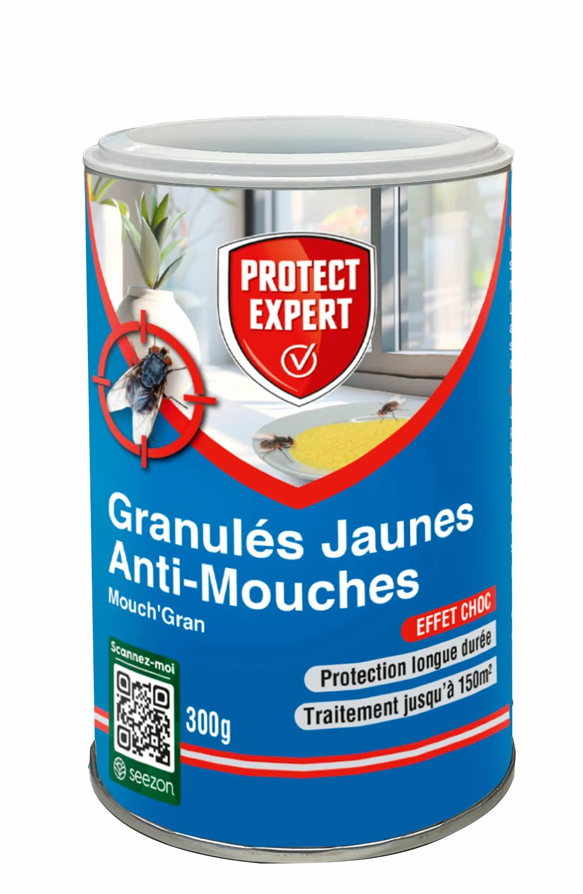 Protect Expert Granulés Anti Mouches 300g - Très Forte Appétence - Efficacité Rapide - Spécial Infestation
