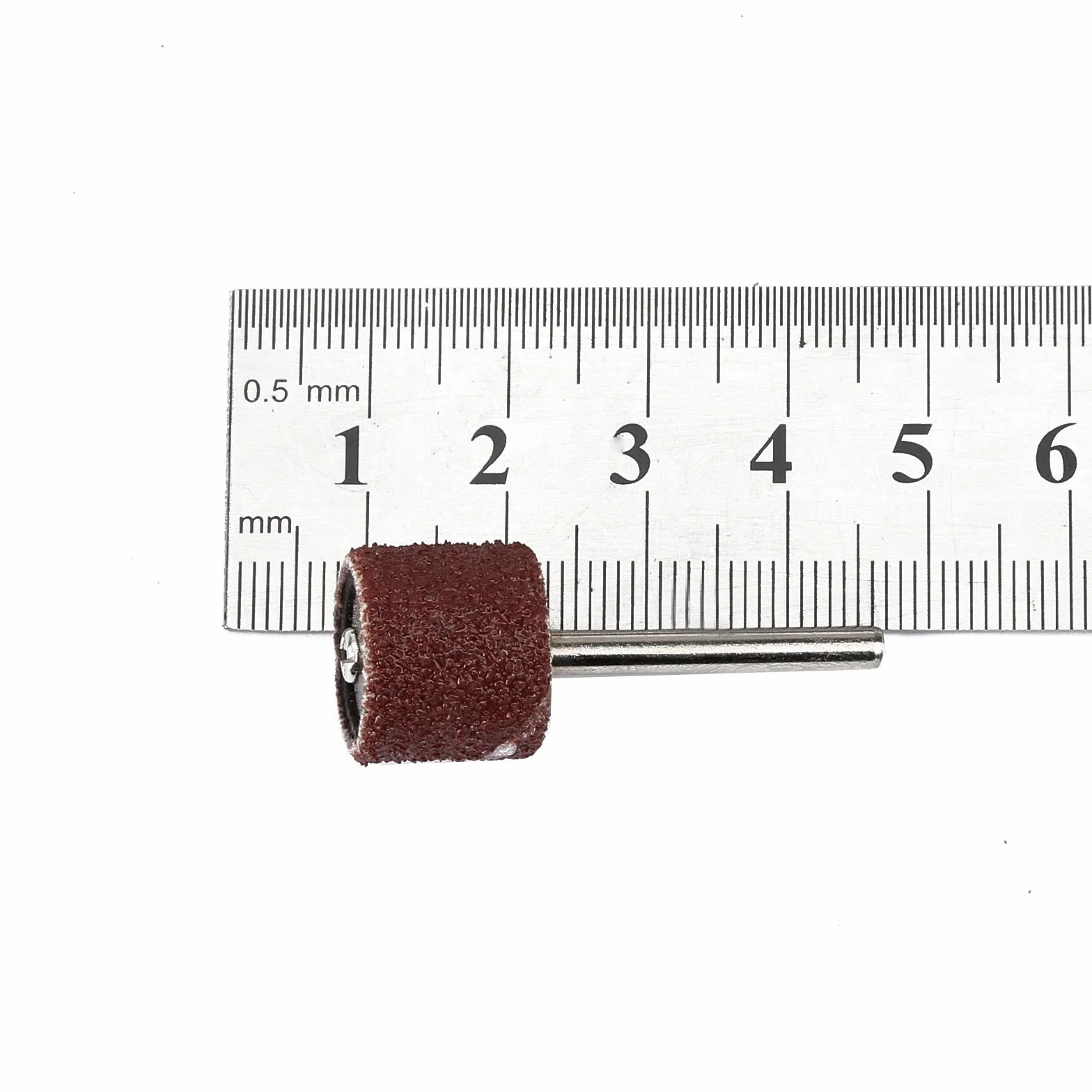 100Pcs Tambour de ponçage Bandes de Ponçage 1/2 (pouces) 80 Grit Sand Bands Shank Kit d'outils rotatifs avec 2 Pcs Mandriaux