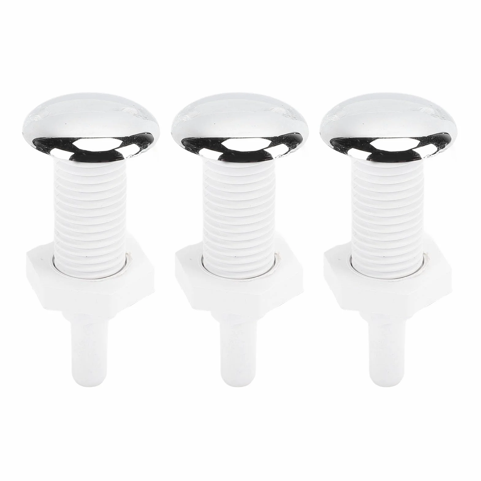 Lot de 3 buses d'air PVC 30 mm droites pour piscines