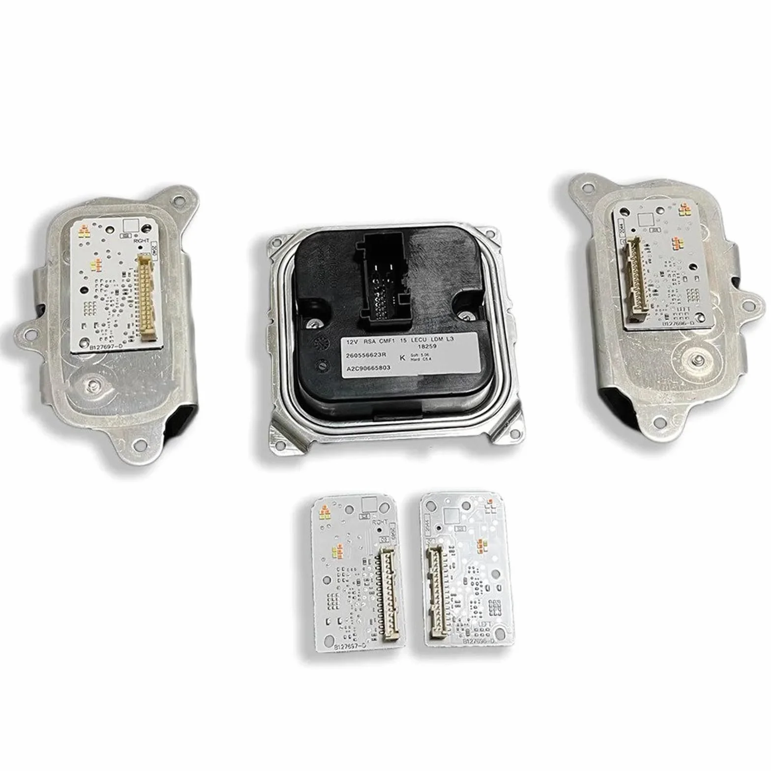 Ballast Phares Pour Megane 2021 – 2023 Modules Œil D'ange LED Puce Source DRL Module Ballast DRL B127696-D B127697-D 260556623R 260551566R(1pcs Module R)