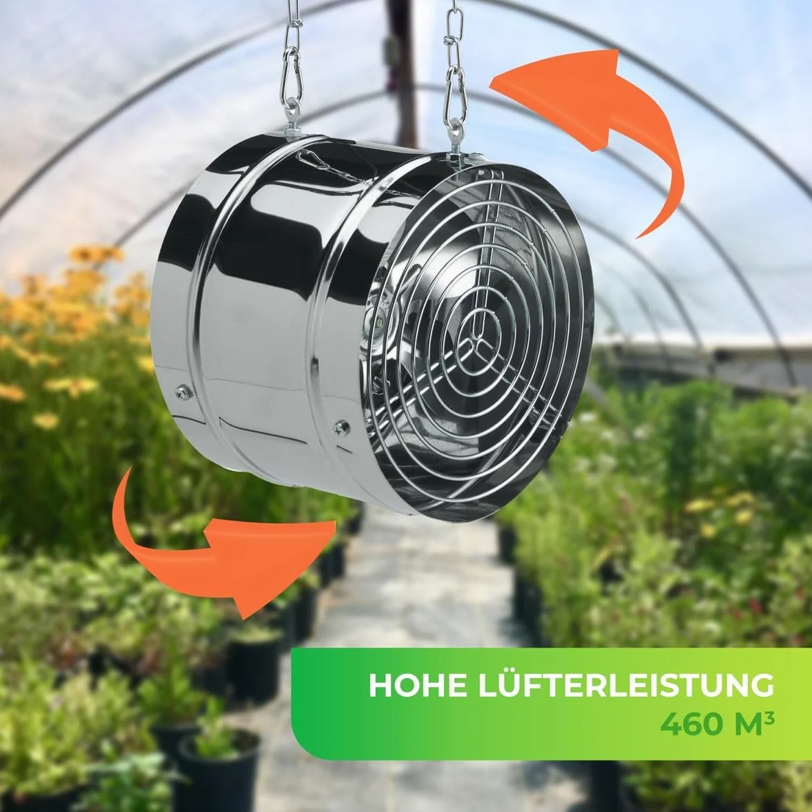 Bio Green ARZ-F Ventilateur 31 W 22 x 18 cm
