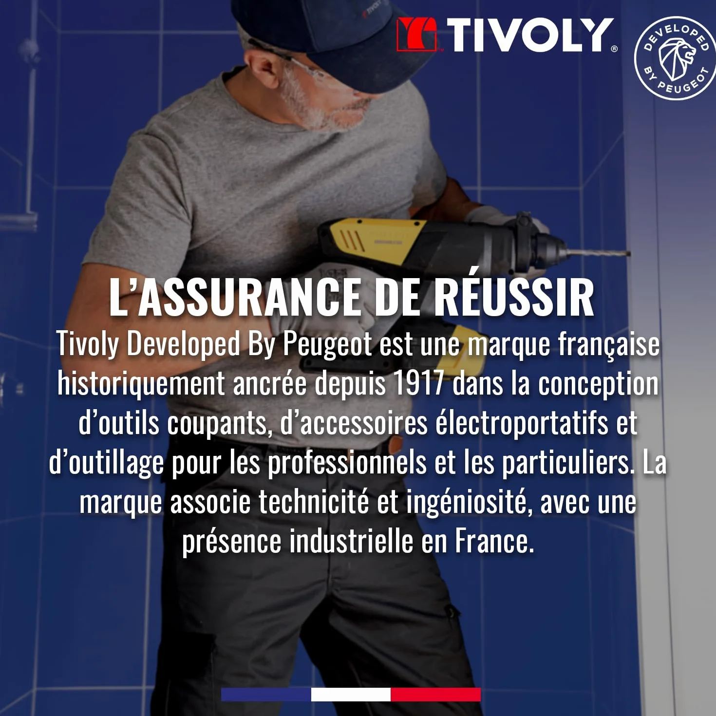 TIVOLY Coffret Forets Béton Haute Performance 5 Forets Gradués SLR Ø 4, 5, 6, 8, 10 mm