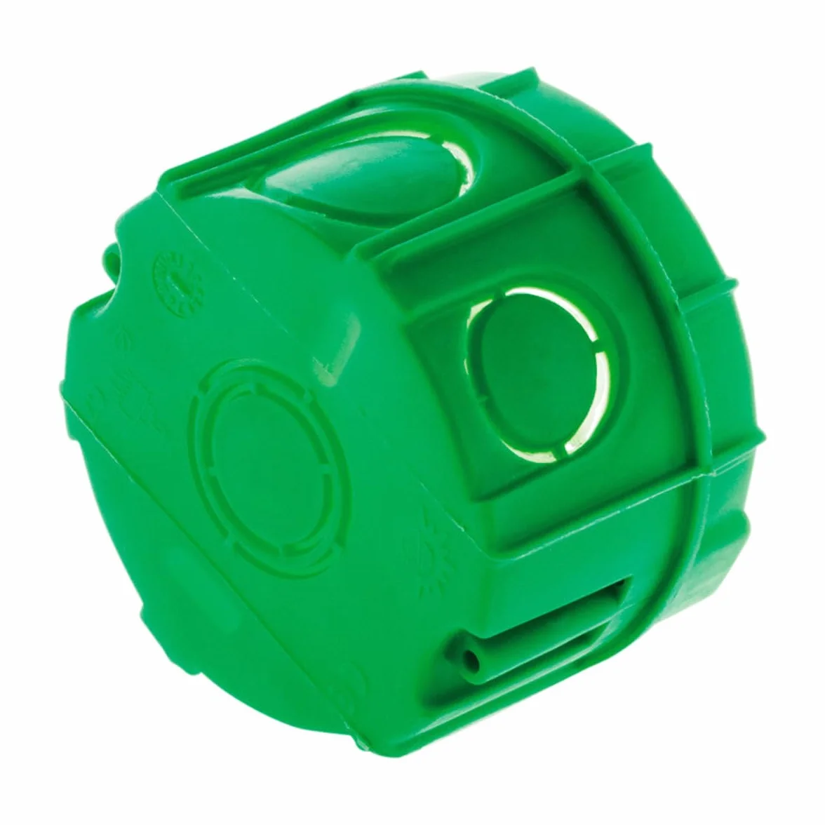 Zenitech Lot 10 boîtes maçonnerie Ø60x40mm - appareillage vis et Griffes - Vert