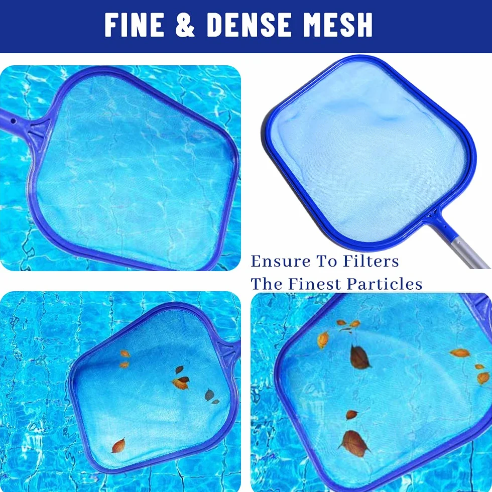 Épuisette Piscine Manche Télescopique Maille Extra Fine, Filet Nettoyage Piscine