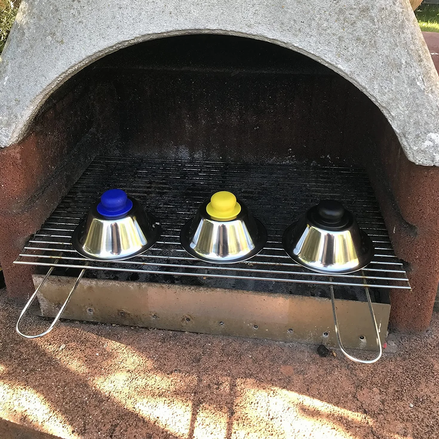 Cloche à hamburger en acier inoxydable noir Kerafactum