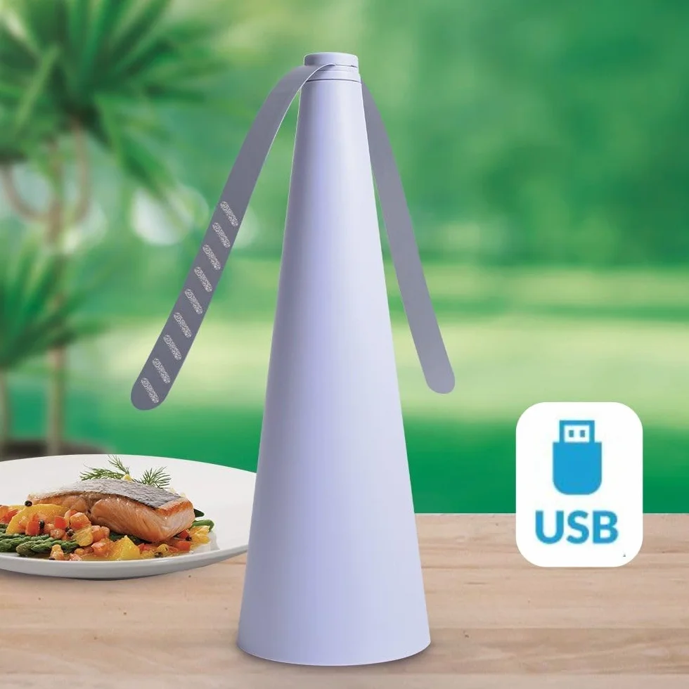 Ventilateur répulsif anti insectes volants BUZZ PUSH Bloq'Insectes rechargeable silencieux