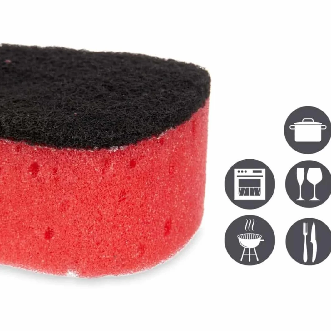 Éponges de Nettoyage Barbecue et Four - Lot de 2 Tampons à Récurer
