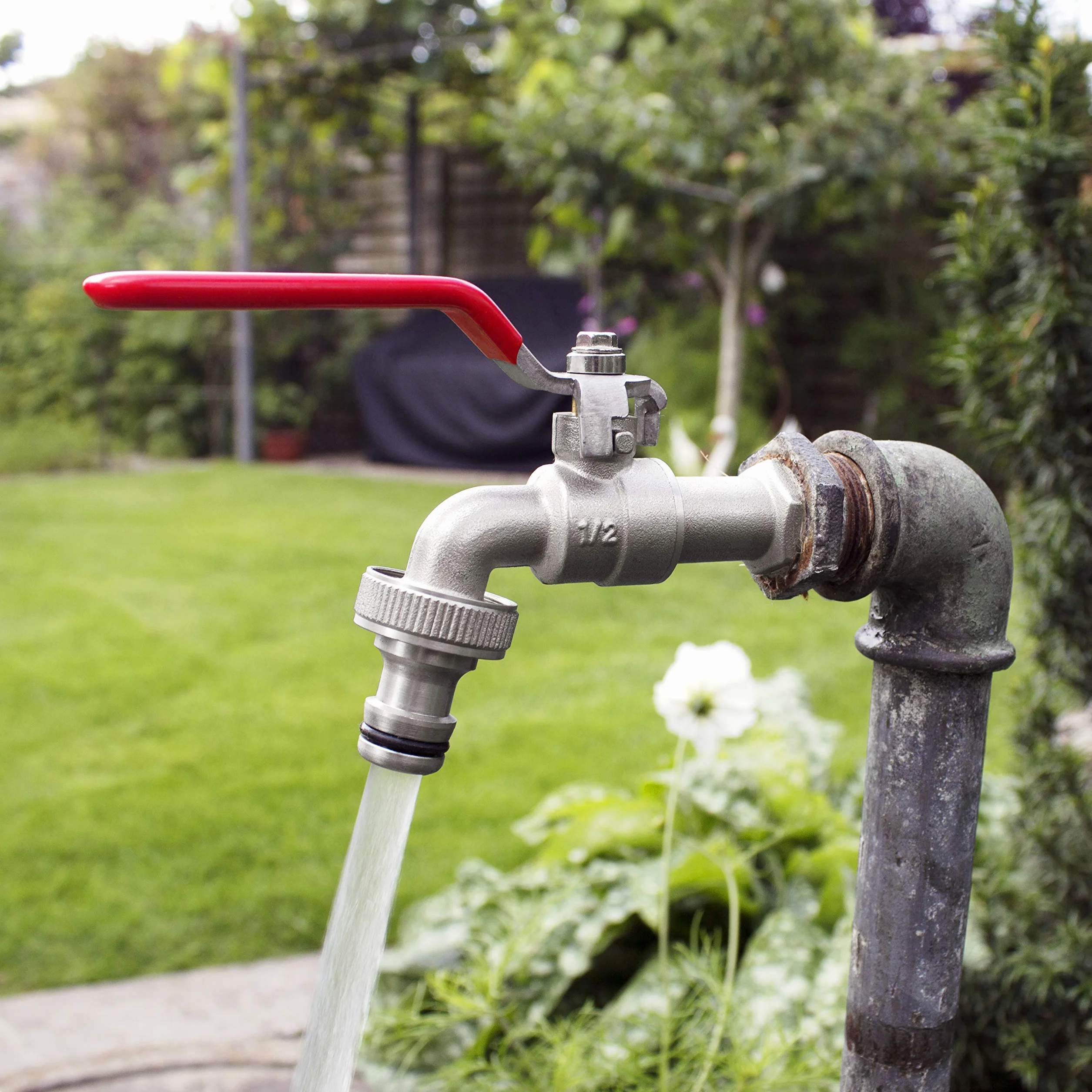 Robinet d'eau en Laiton 3/4'' Pouce (20/27) Résistant à la Rouille et au Gel pour Jardin