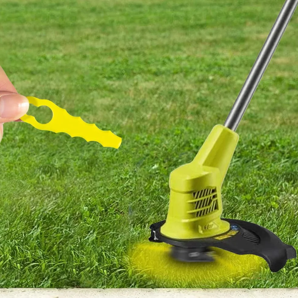 Ryobi Lames de Rechange Coupe Bordure Lot de 50 RAC155 RAC157 RAC158 Double Lames Dentelées