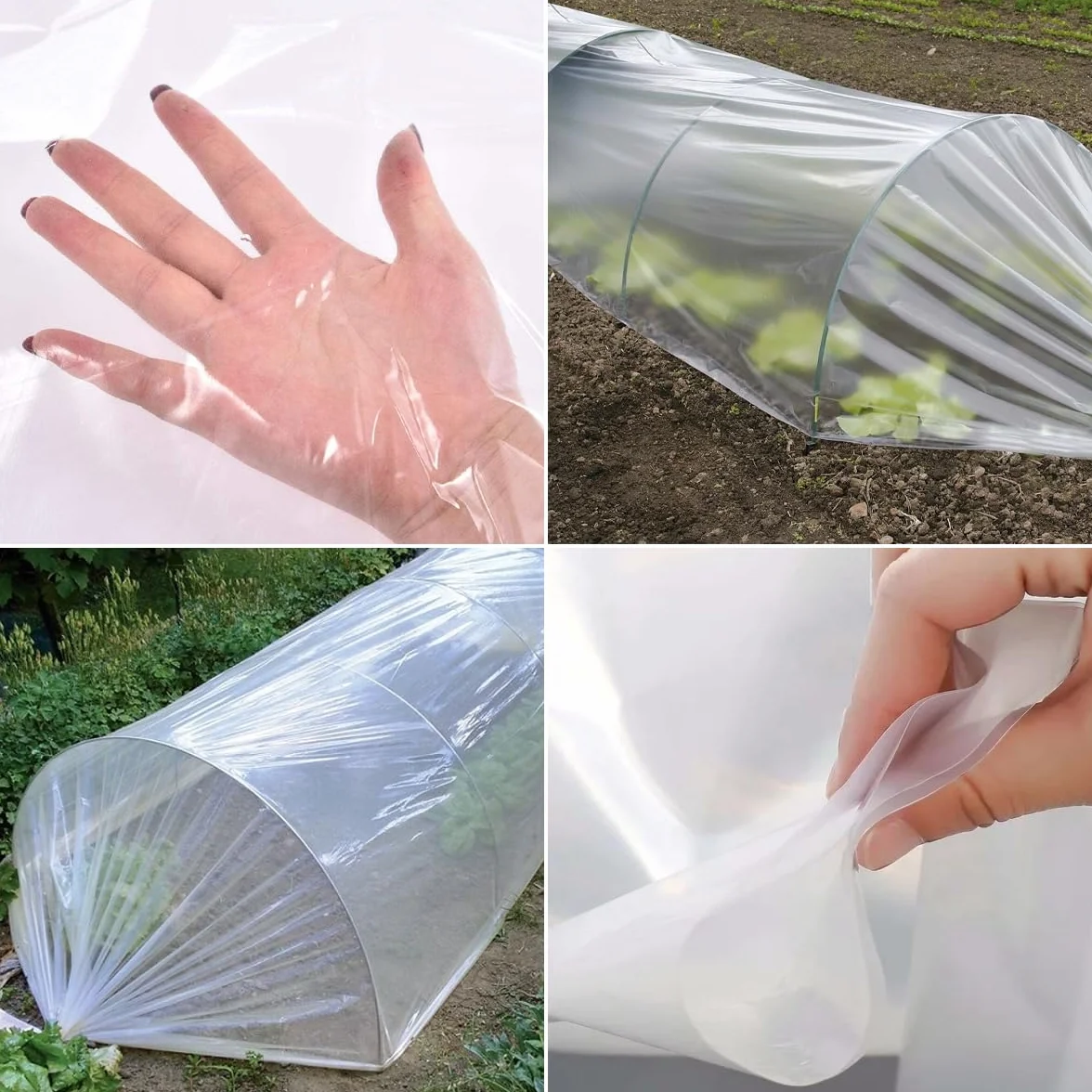 Tunnel de jardin en aluminium Mini serre protection contre legel résistante UV intempéries