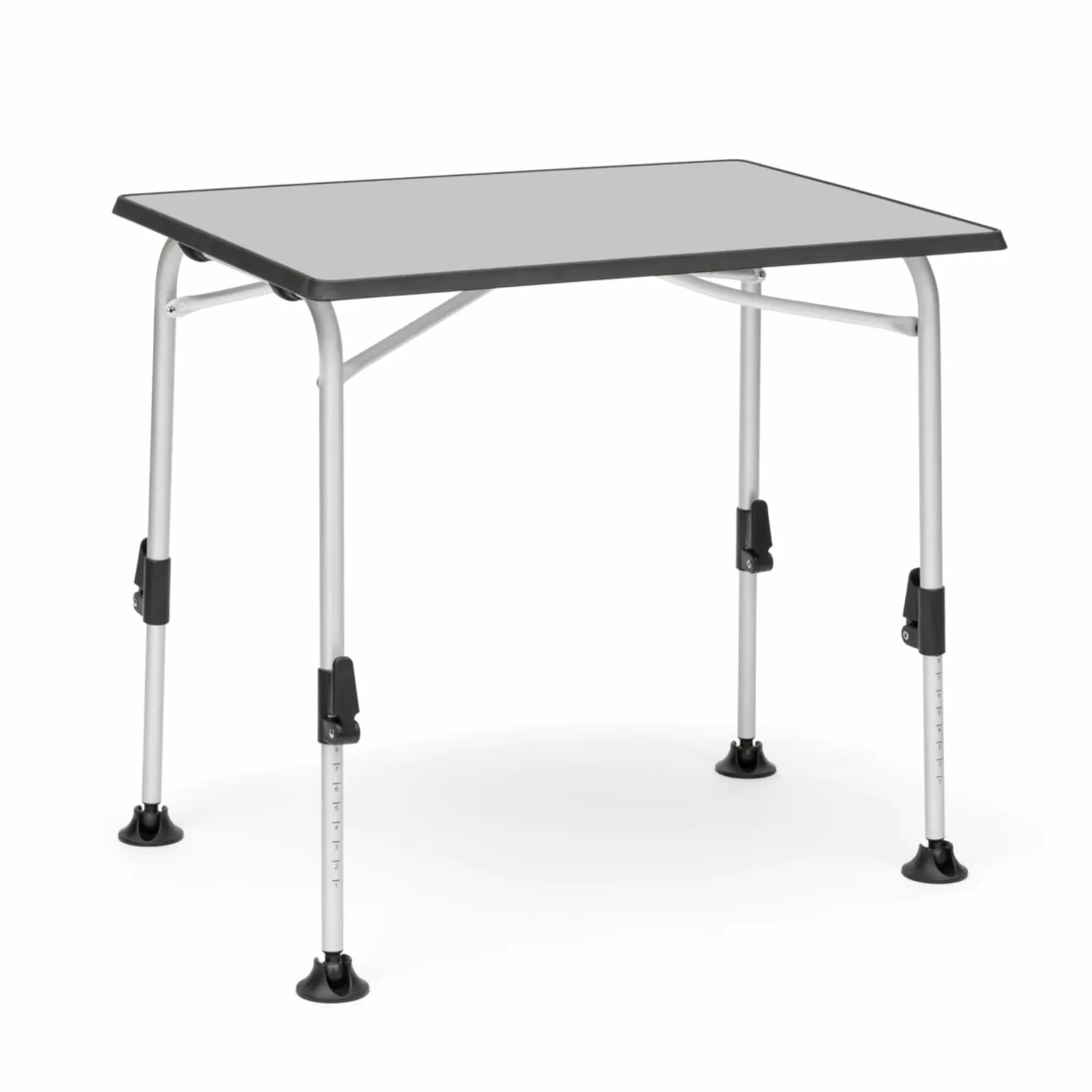 Berger Table de Camping Pliante IVALO 1 80 x 60 cm Blanche Réglable