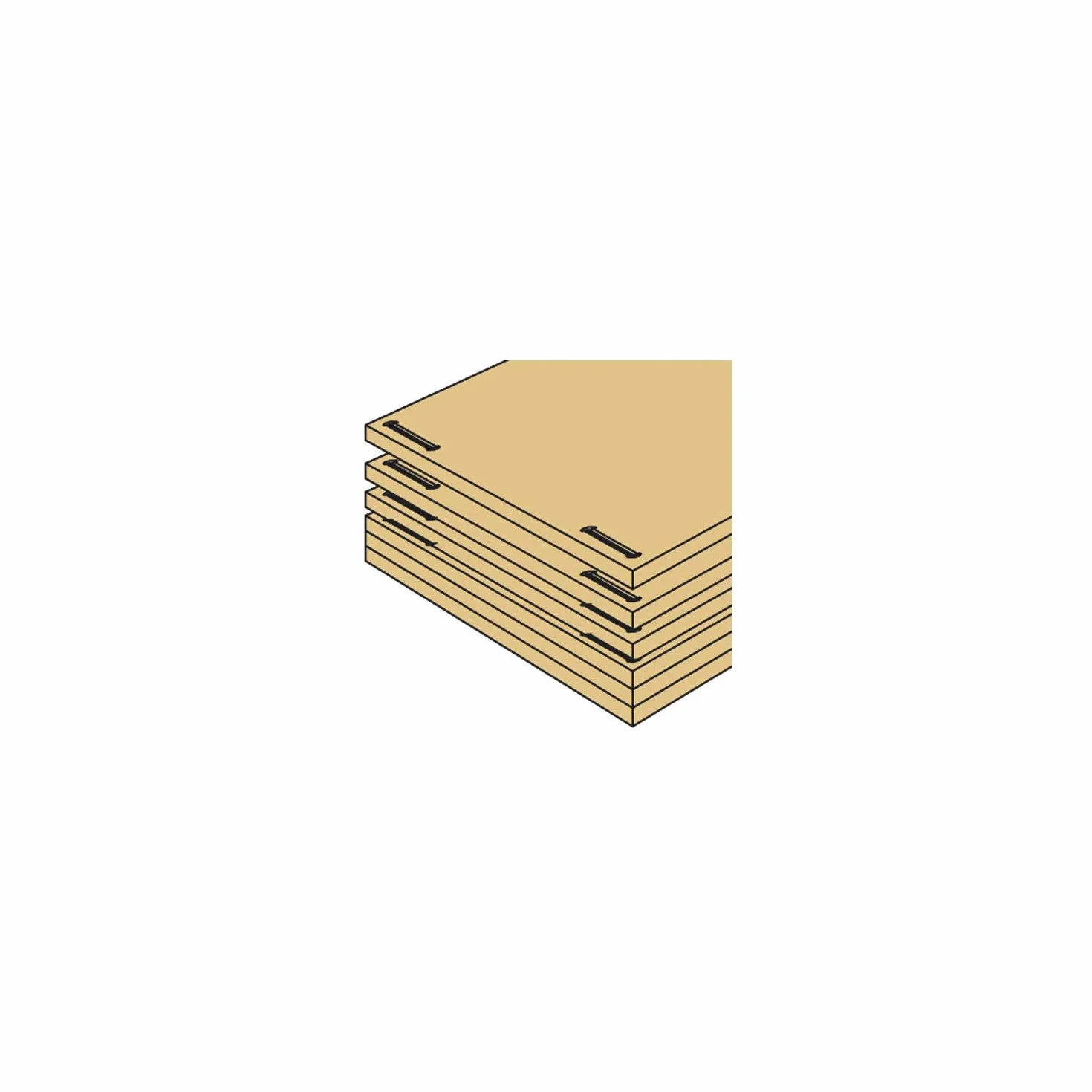 lamello Clamex P-14 Lot de 300 paires de connecteurs de meuble