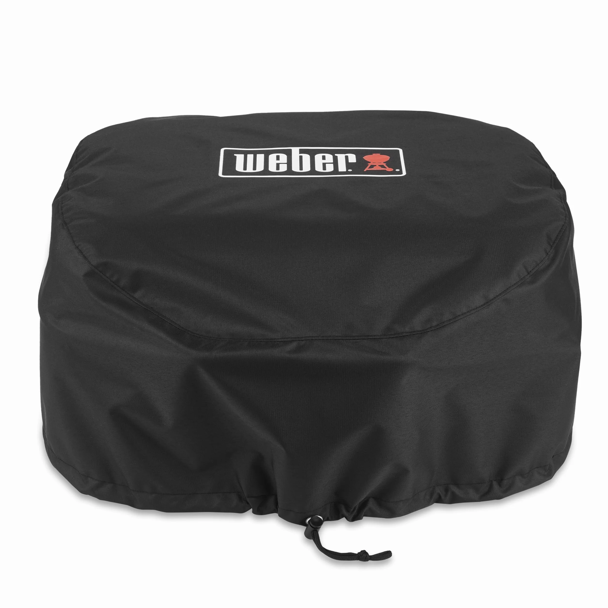 Weber Housse de Protection Type Bonnet pour Barbecue Lumin Compact, Respirante, Résistante aux UV et à l'Eau, Noir