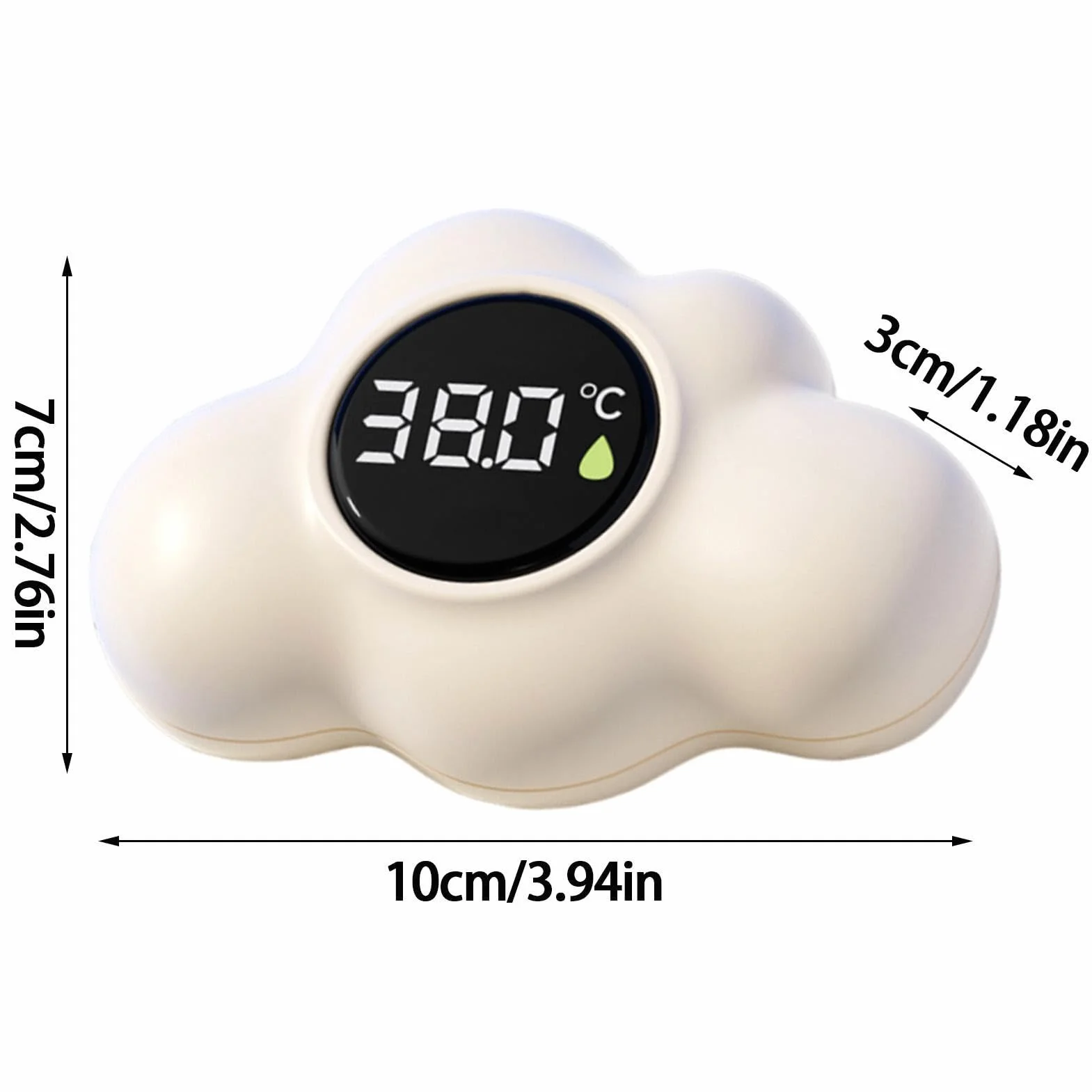 Thermomètre de Bain Bébé 3 Couleurs Écran LED Sans BPA