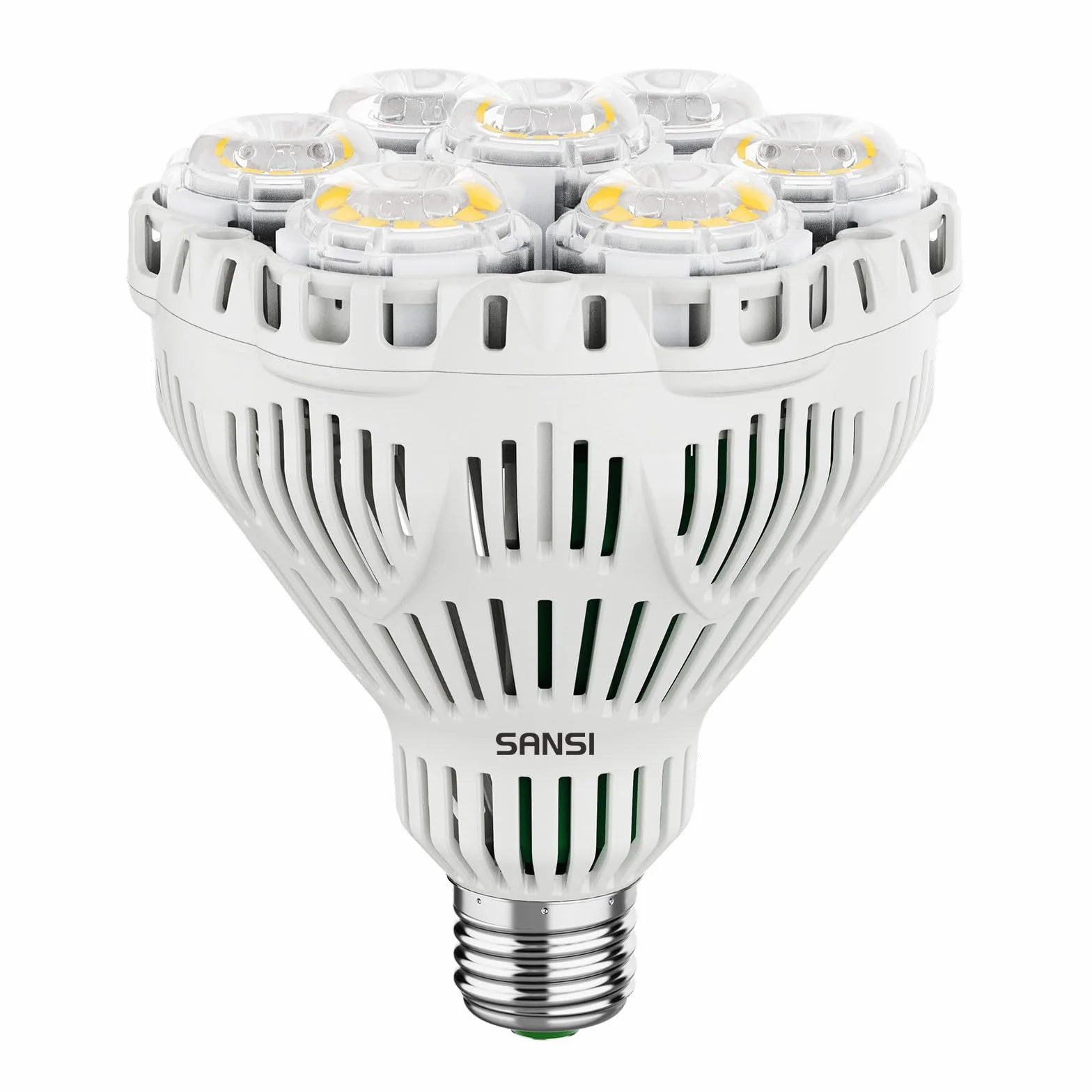 SANSI Lampe Horticole LED Spectre Complet E27 40W PPF 67 μmol/s pour Plantes d'Intérieur