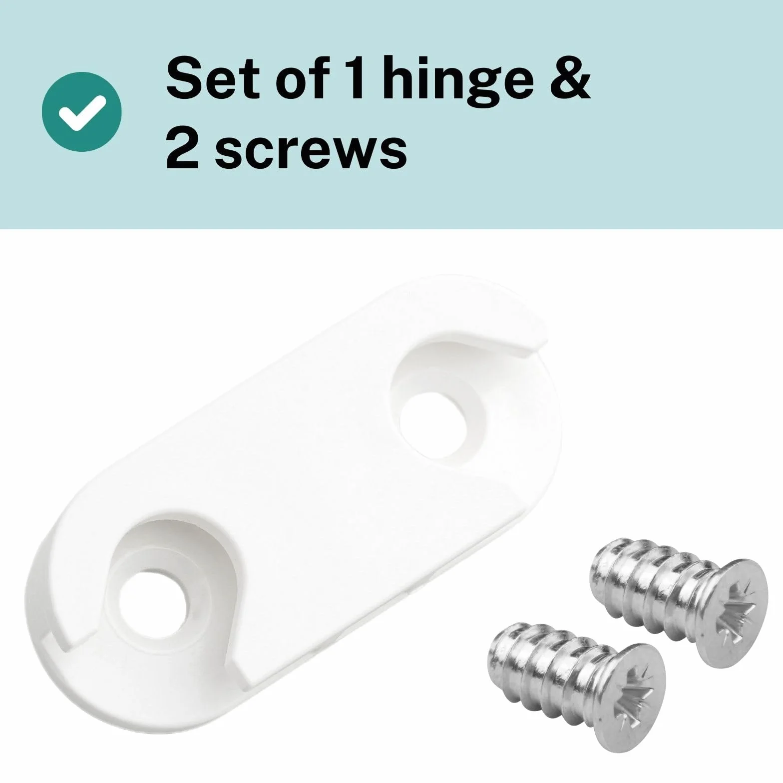 110364 Support de charnière pour armoire à chaussures IKEA HEMNES STÄLL (1 pièce + 2 vis)