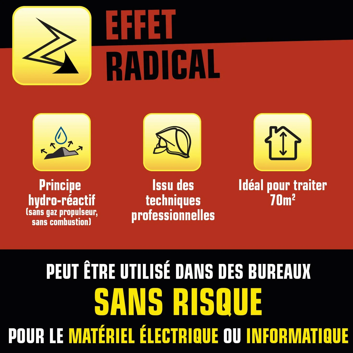 K.PRO Fumigateur Insecticide 10g 25-50m² Action Longue Durée Professionnel