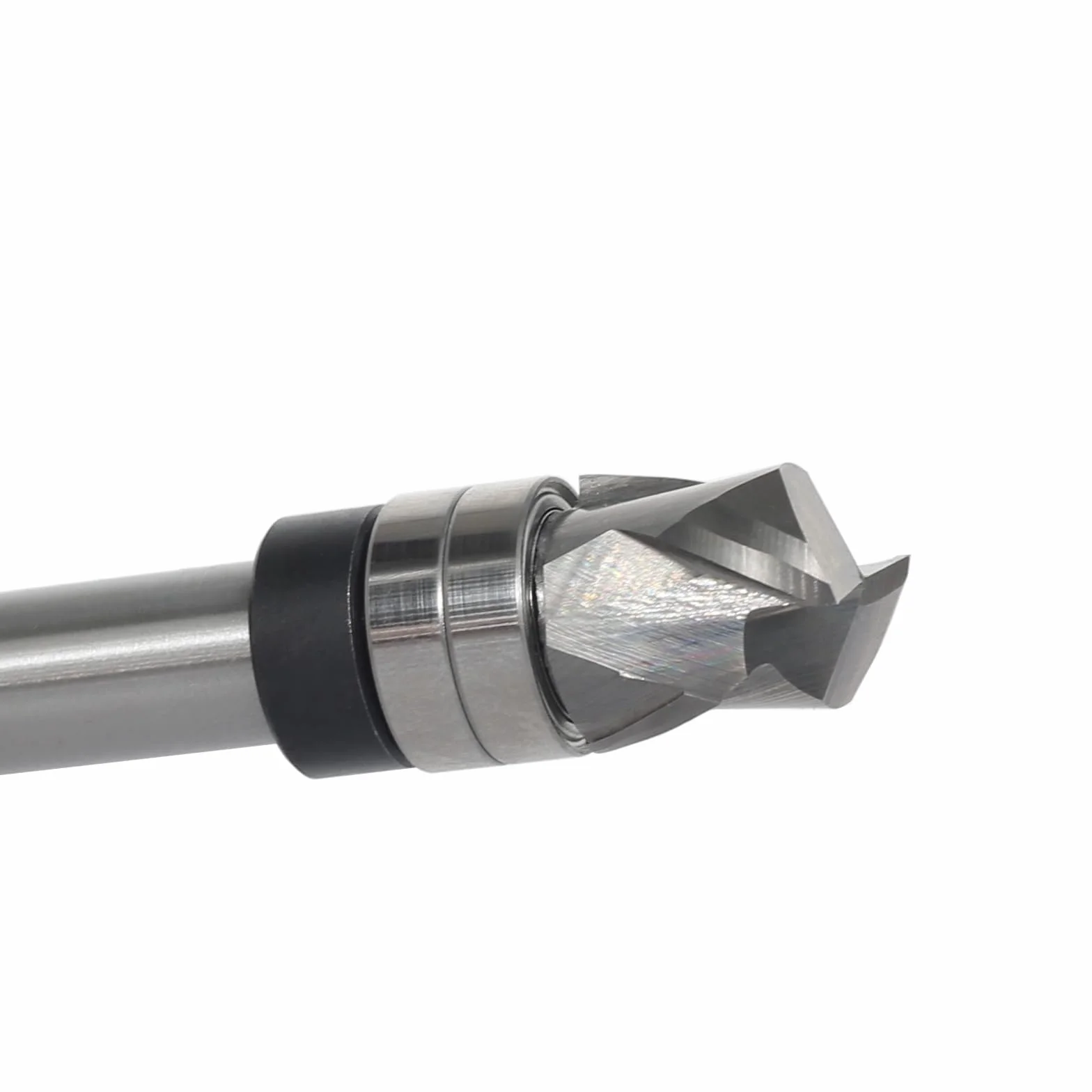 Fraise à Affleurer Spirale à Tige de 8 mm, Coupe de Compression Up&Down, Pour Défonceuse, Rainure en Spirale, Diamètre de Coupe 12 mm, Longueur de Coupe 12,7 mm