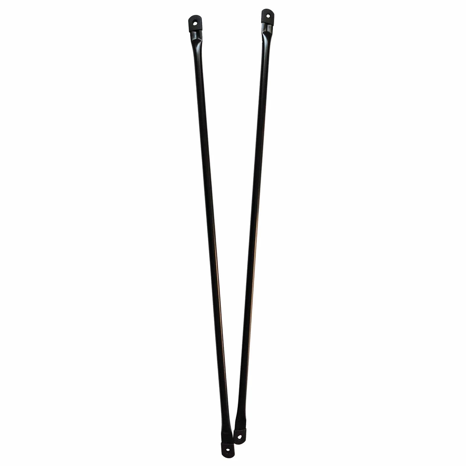 Barres de Suspension pour balancelles avec auvent 100cm (39.4") en métal Noir