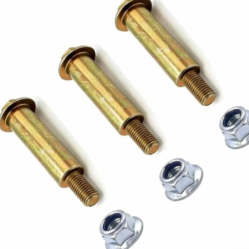 Kit de boulons d'épaule de poulie de rechange 112-3977 104-8301 pour tondeuses à gazon 3 pièces