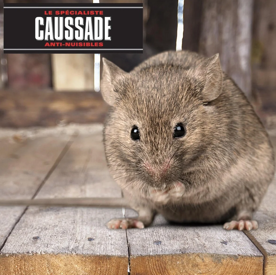 CAUSSADE Anti Rats & Souris Forte Infestation 10 Sachets Pâtes Fluorescents 150g