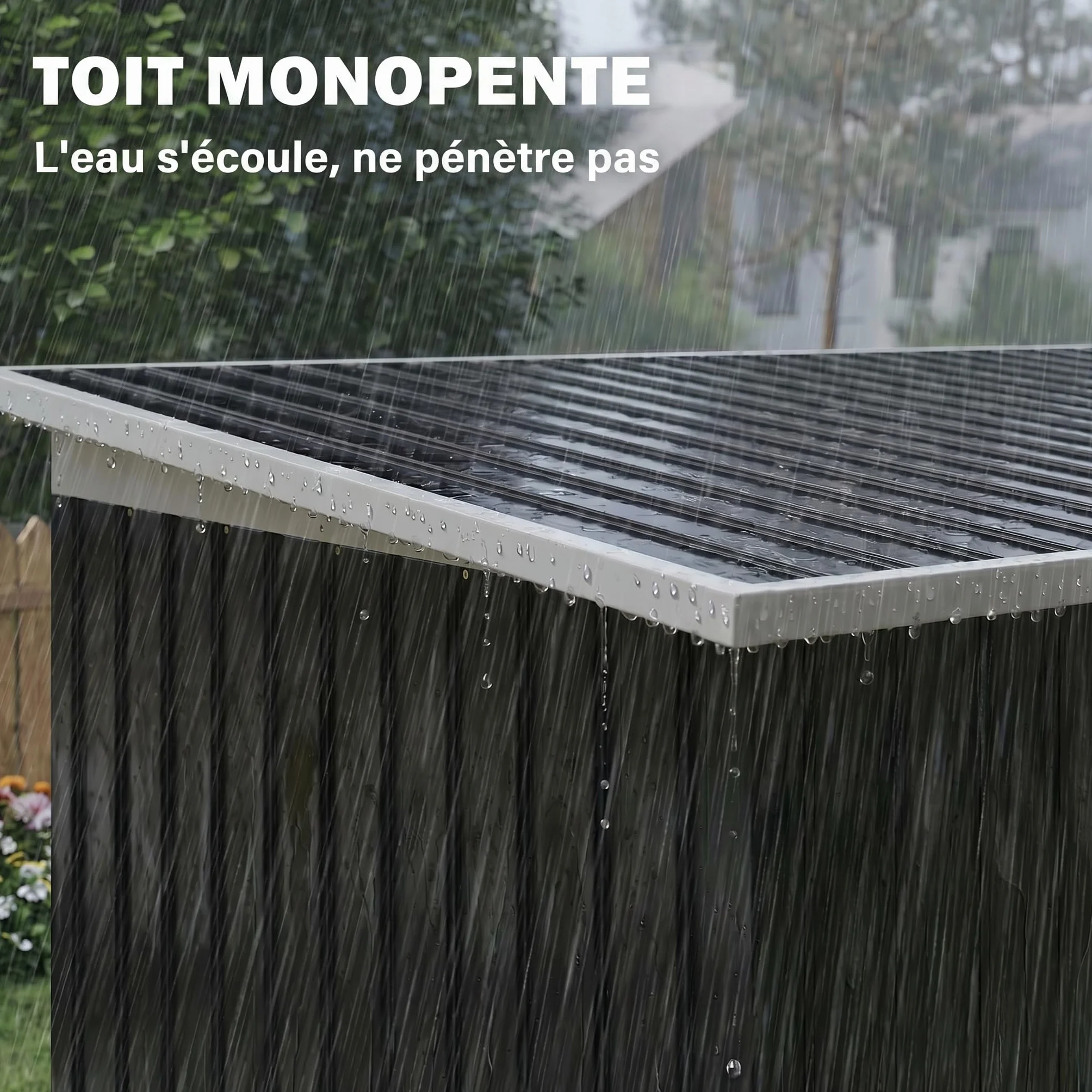 Outsunny Abri de Jardin Acier galvanisé XXL 3,6 m² 280 x 130 x 172 cm Cabanon Rangement Outils Portes coulissantes Noir