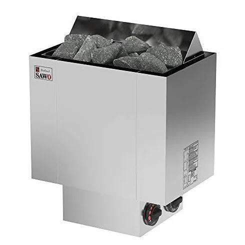 Sauna Poêle Électrique SAWO NORDEX 2017, Gamme de puissance: 4,5 kW; 6,0 kW; 8,0 kW; 9,0 kW; avec unité de contrôle intégrée (NB modèle); Multi-Tension: soit monophasé ou triphasé;
