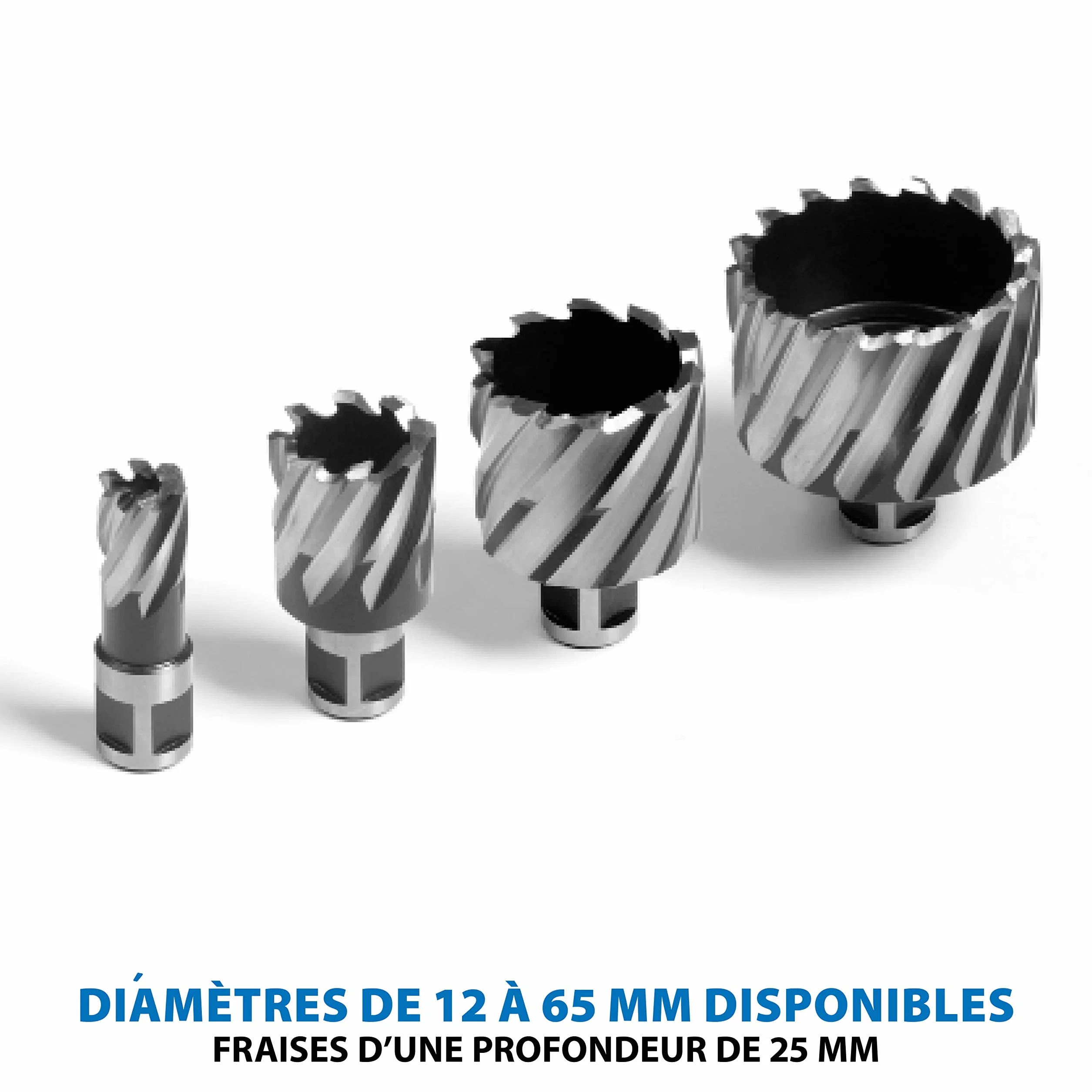 Evolution Fraise à Carotter de 14 X 25mm Evolution - Coupe plus Rapidement et a une Durée de Vie plus Longue - Compatible avec Presque Toutes les Perceuses Magnétiques