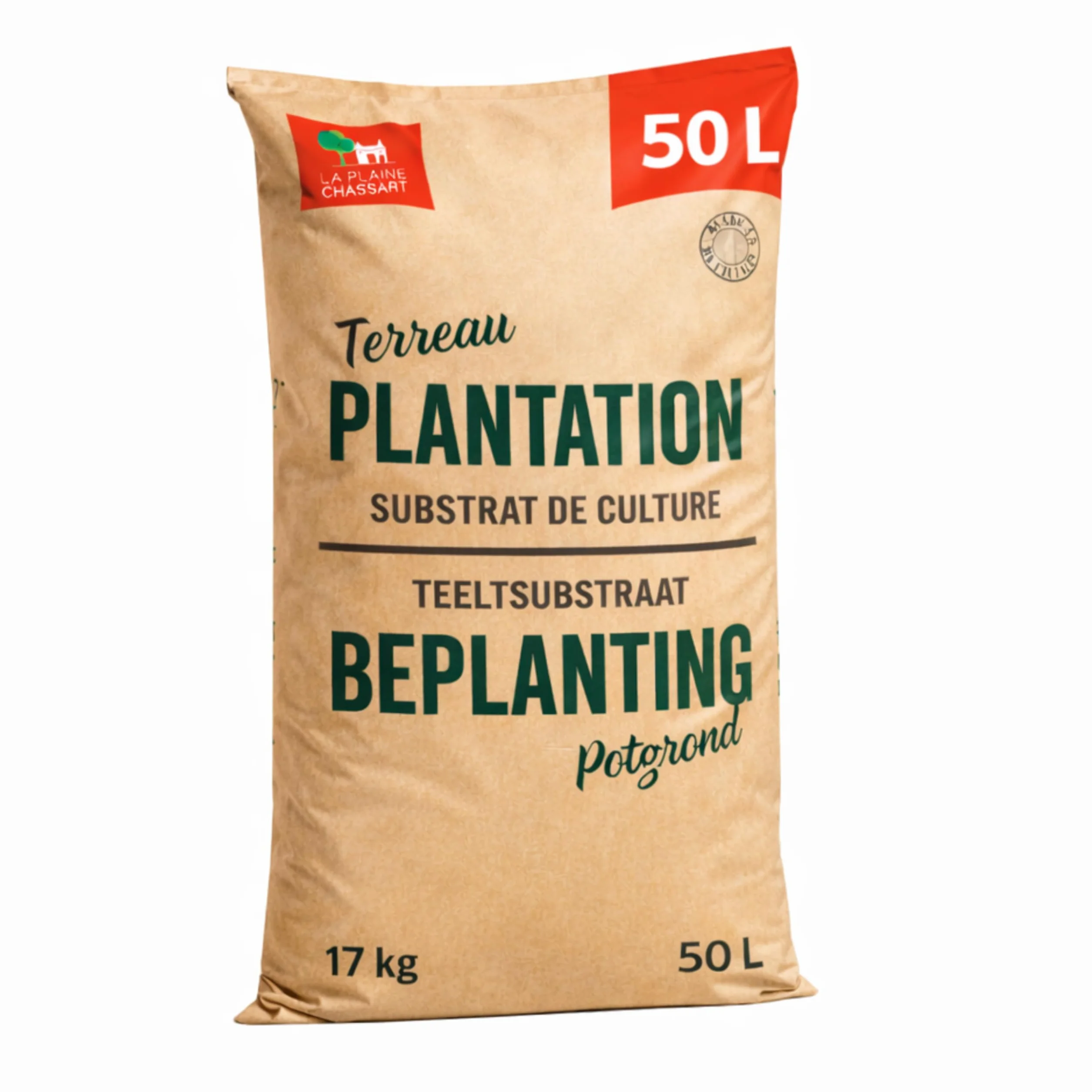 La Plaine Chassart Terreau Plantation 50L Toutes Variétés Plantes Extérieur