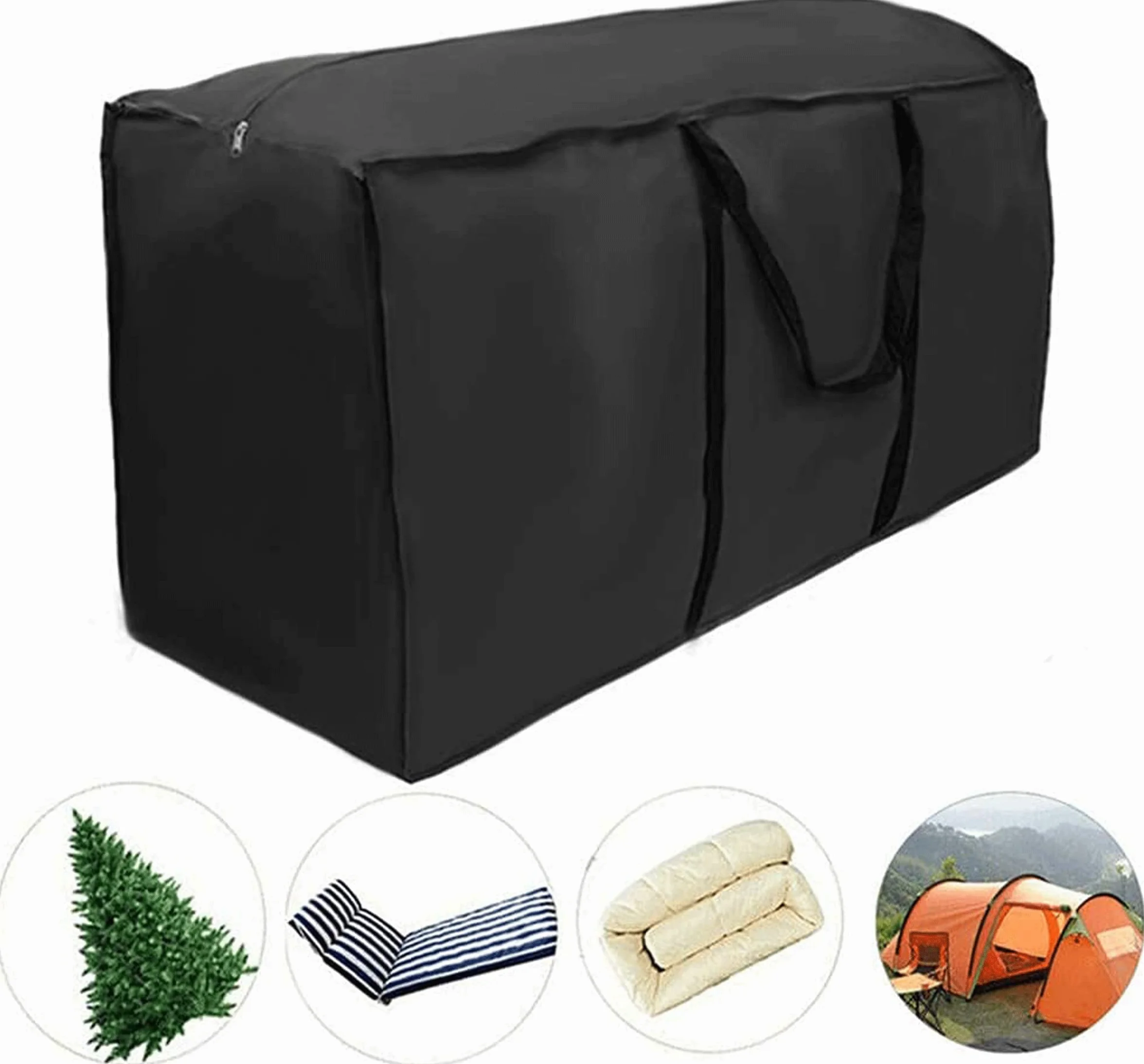 Housse de protection imperméable pour coussins de jardin 173 x 76 x 51 cm