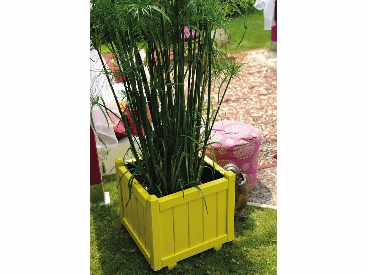 Jardipolys Bac à Fleurs VENDÔME carré 52 L