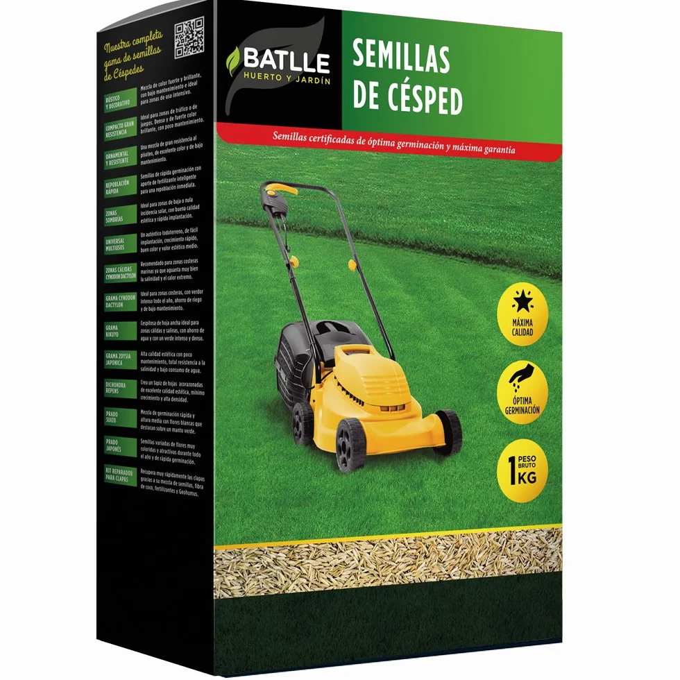 Batlle Semillas Graines de gazon R.G. Cespitoso certifié 1 kg