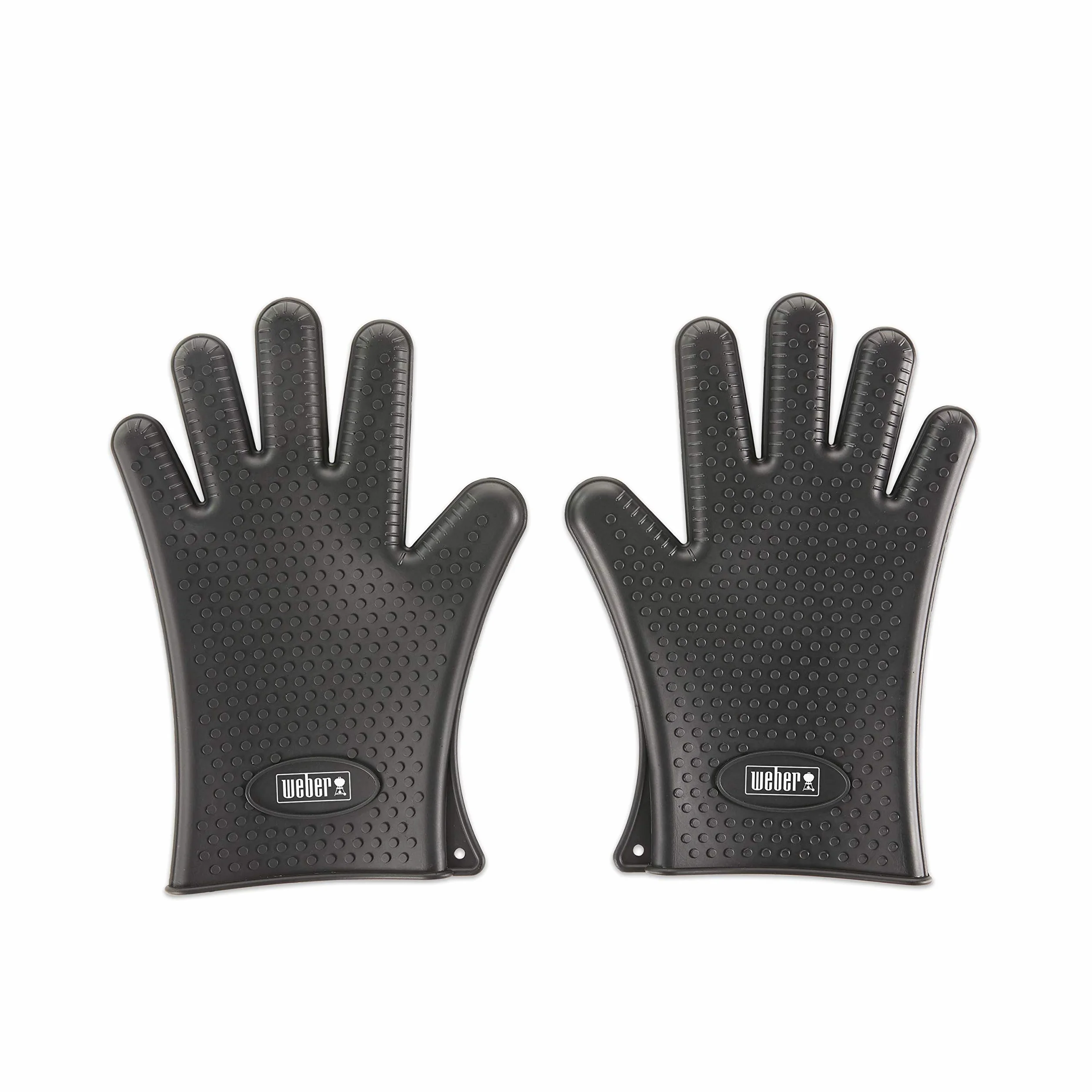 Weber Gants barbecue silicone résistants chaleur eau alimentaire Noir 7017