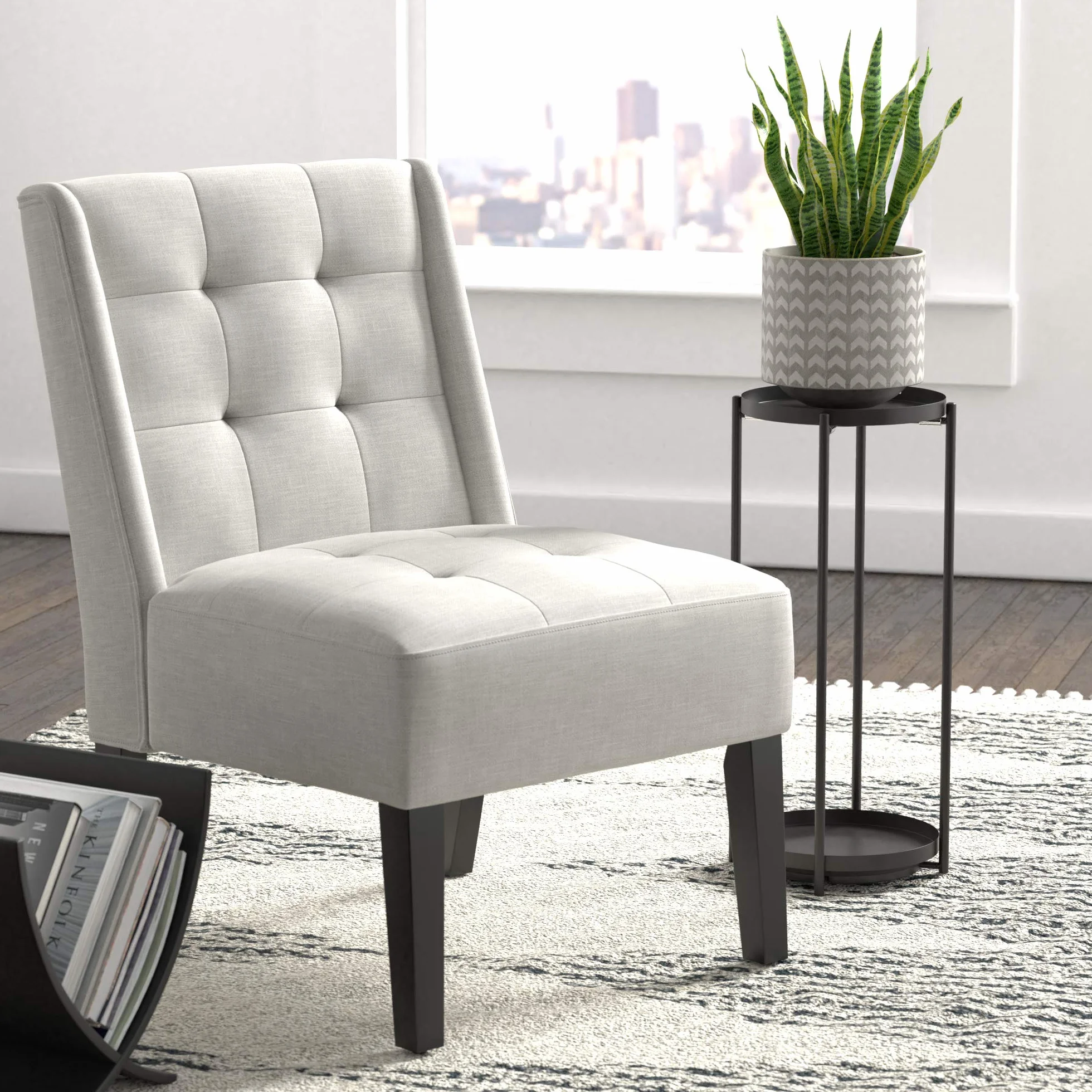 Amazon Basics Ronde Support pour pot de fleurs, Noir