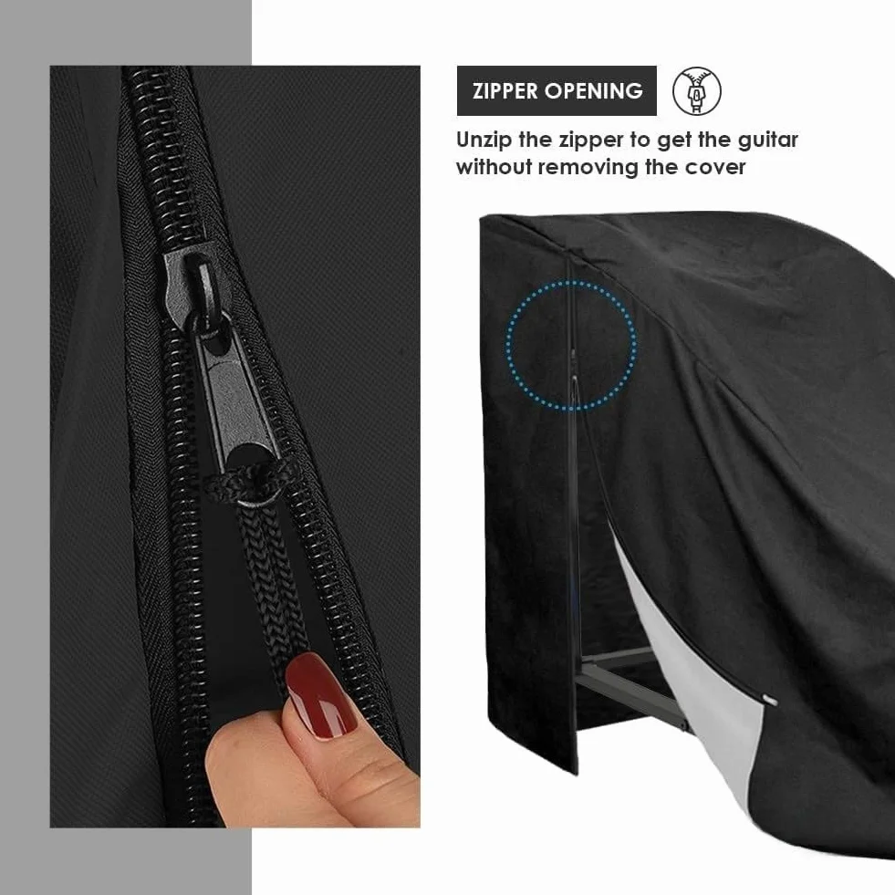 Housse de protection pour banc de musculation imperméable anti-poussière Oxford 420D noir