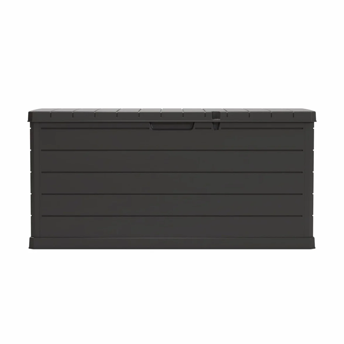 Art Plast Coffre de Rangement extérieur 350L Gris 118.5x52x57cm Résistant à l'eau
