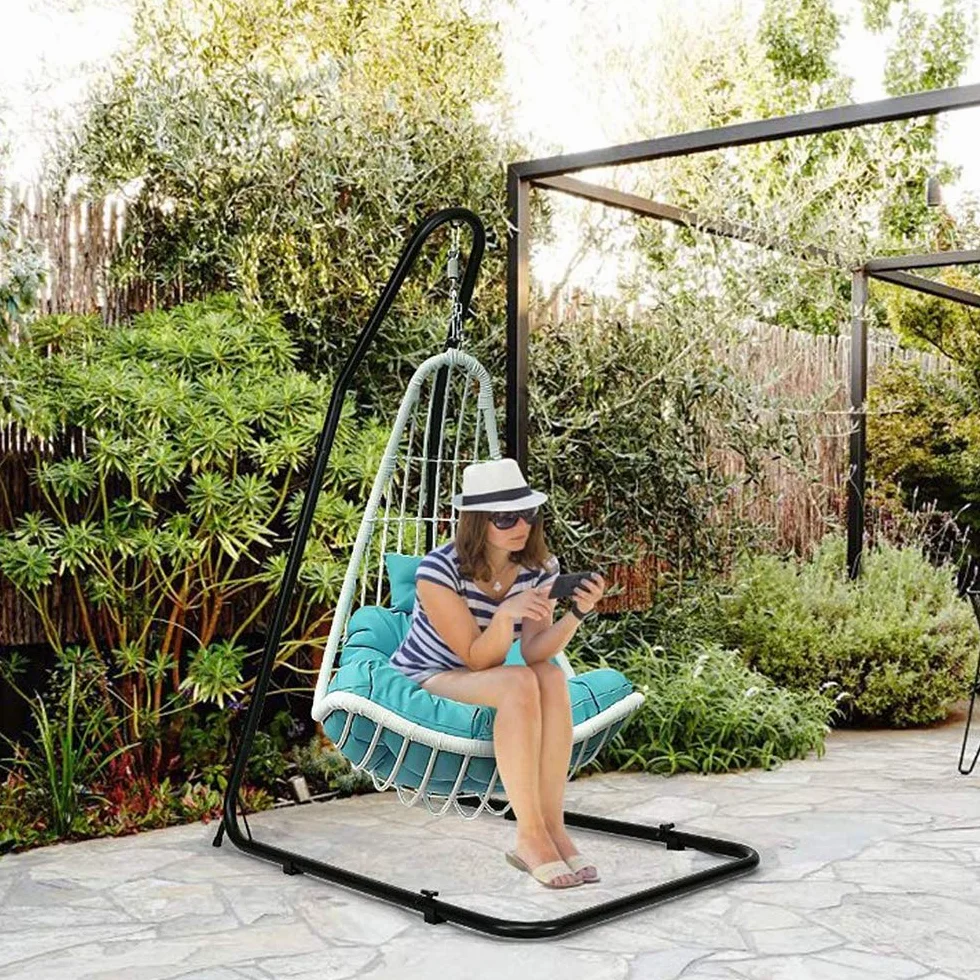 Support pour chaise suspendue autoportante en métal réglable en hauteur 200-250 cm 150 kg style L