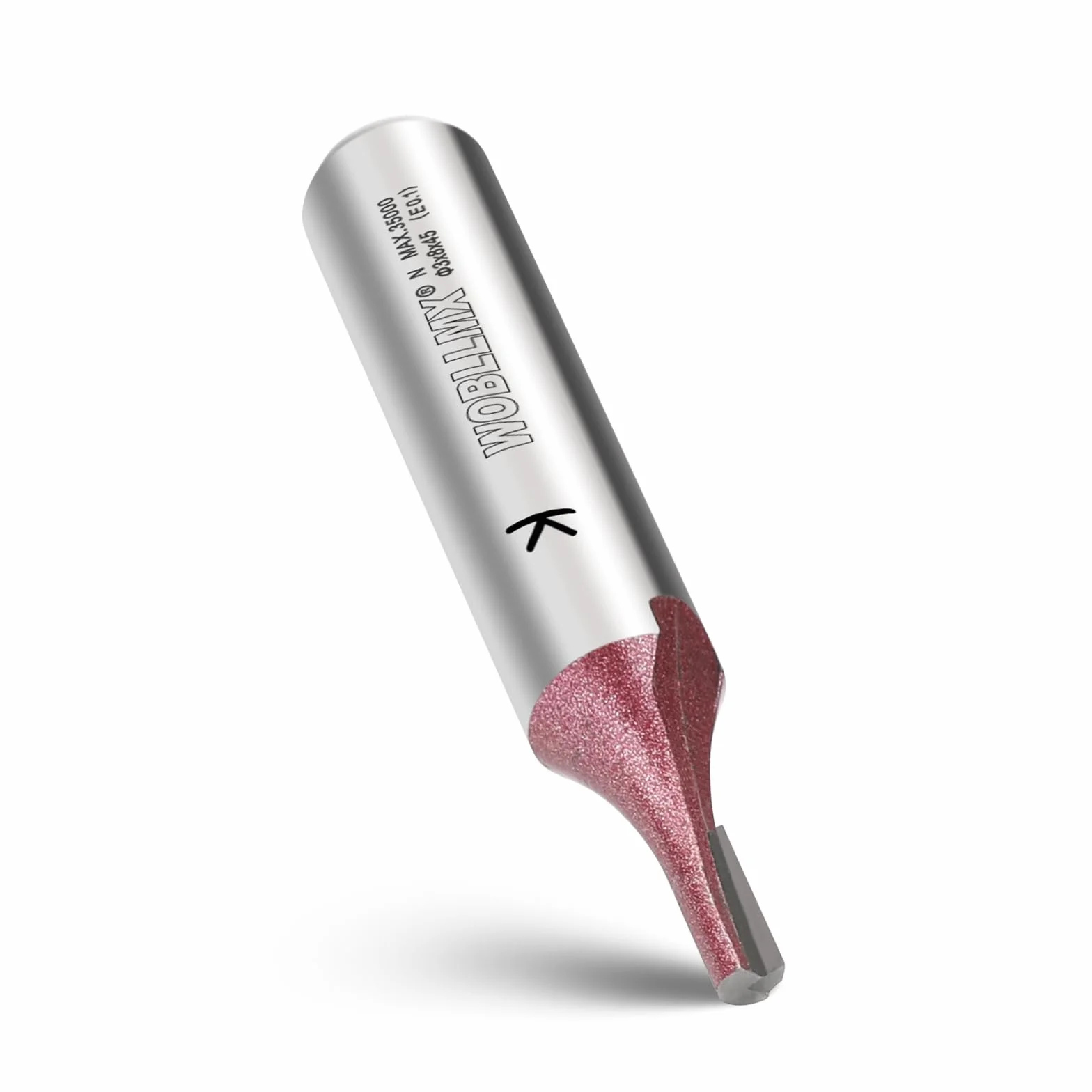 Fraise à rainurer à tige de 8 mm, Ø 3 mm, longueur de travail 8 mm, fraise à rainurer professionnelle en carbure de tungstène standard pour bois, plaque de densité, accessoires, fraise à main
