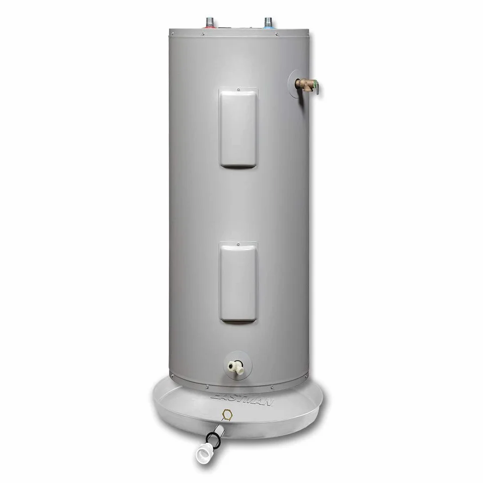 EASTMAN Bac de vidange en aluminium pour chauffe-eau 55,9 x 61 cm argenté