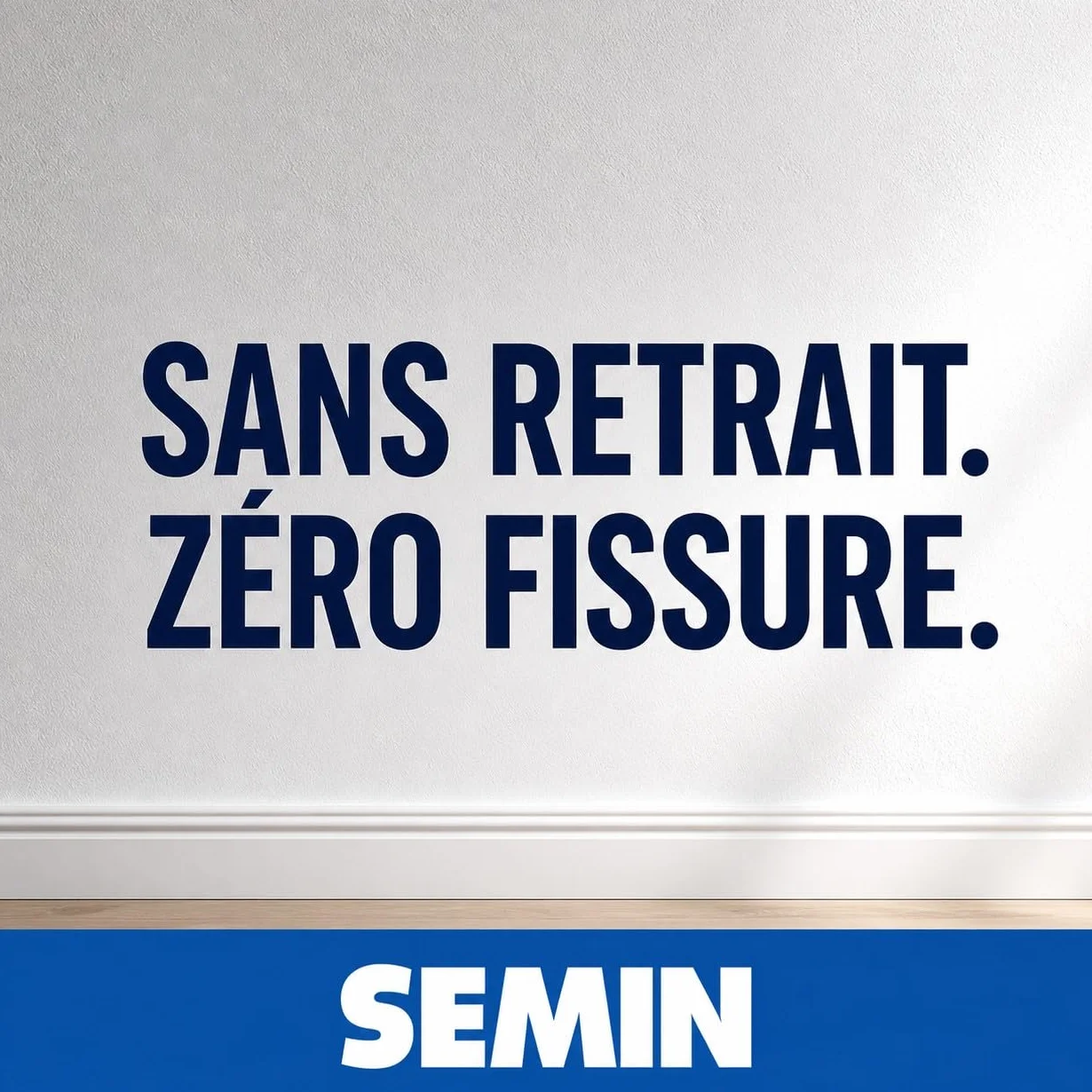 Semin SEM-LIGHT Enduit de Rebouchage Allégé 1 L – Ultra Léger, Sans Retrait & Séchage Rapide – Réparation Trous & Fissures – Intérieur Murs & Plafonds – Blanc Mat – Spatule Intégrée