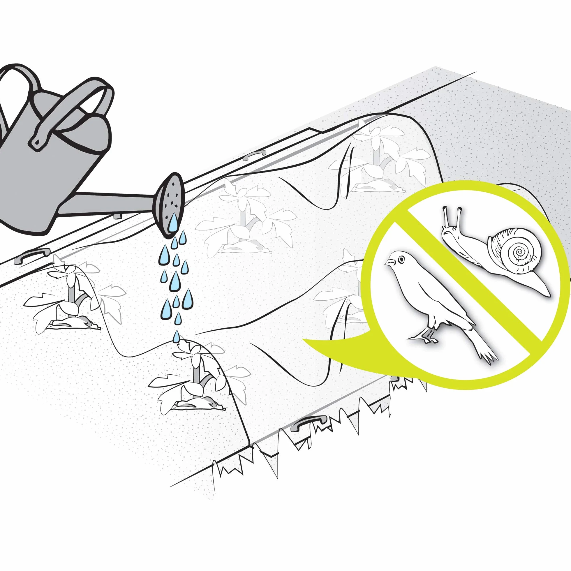 TENAX Ortoclima Plus Voile d'Hivernage 2,40x10 m Blanc 30 g/m² Tissu Non Tissé
