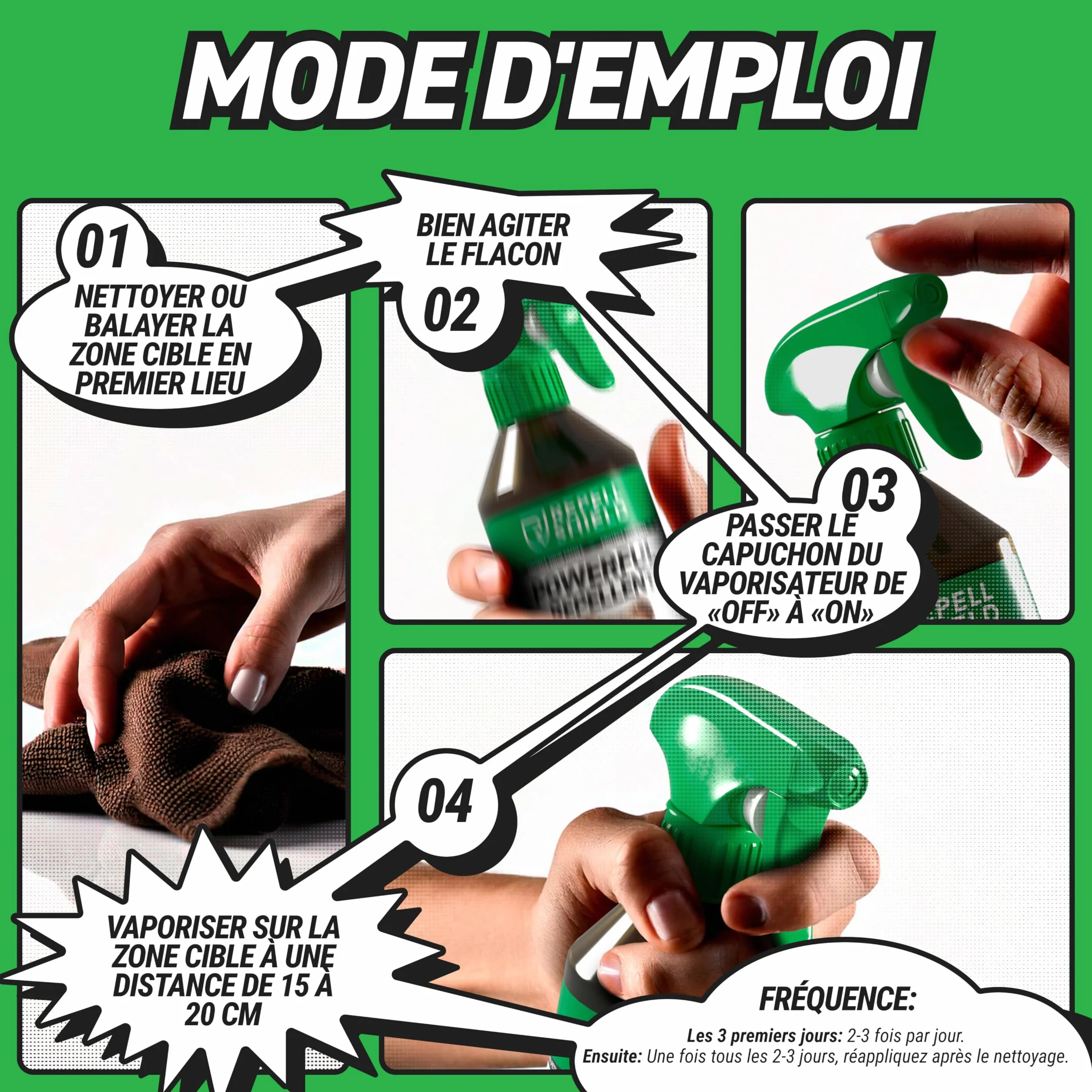 RepellShield® Anti Tique Spray 250ml Protection Cutanée Textile Non Tachant Usage Intérieur Extérieur Huiles Essentielles