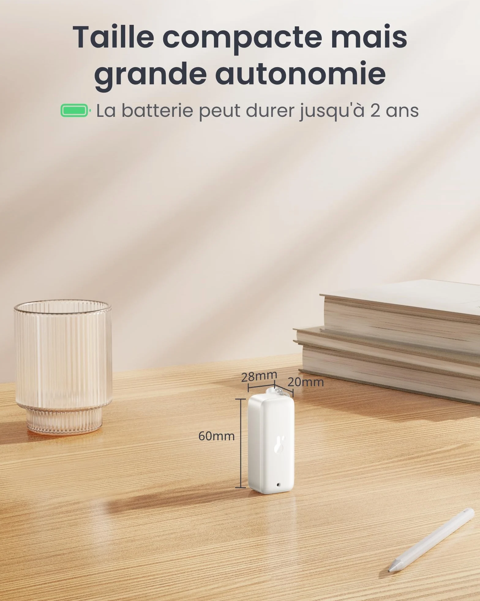 SwitchBot IP65 Hygromètre Thermomètre Intérieur Extérieur Bluetooth 100m Capteur Humidité 2 Ans Piles