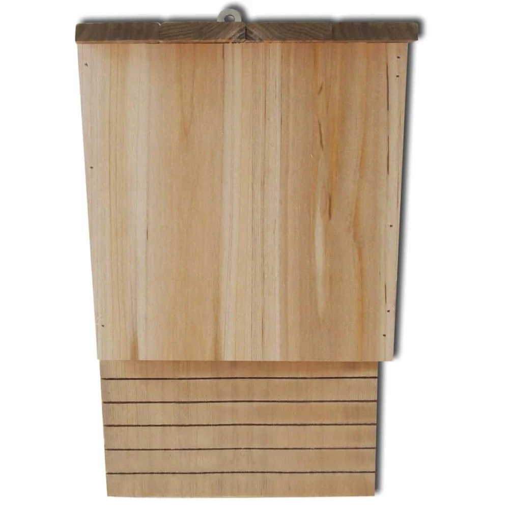 Nichoir pour Chauve-Souris Lot de 2 22 x 12 x 34 cm