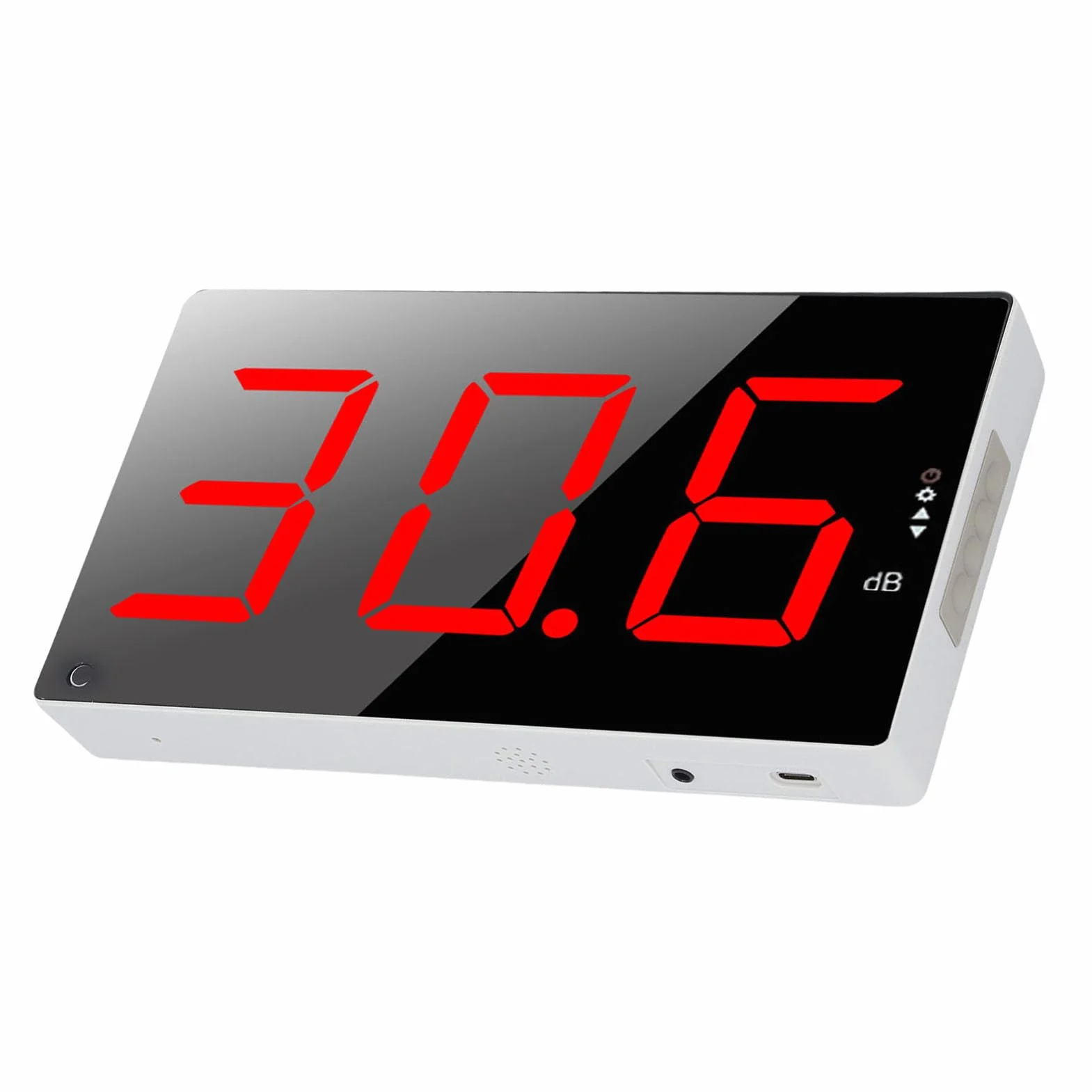 METTRE DE DÉCIBEL, 30-130 DB Range LCD Affichage Mur en Décibelmètre, Testeur DE Compteur Niveau Son