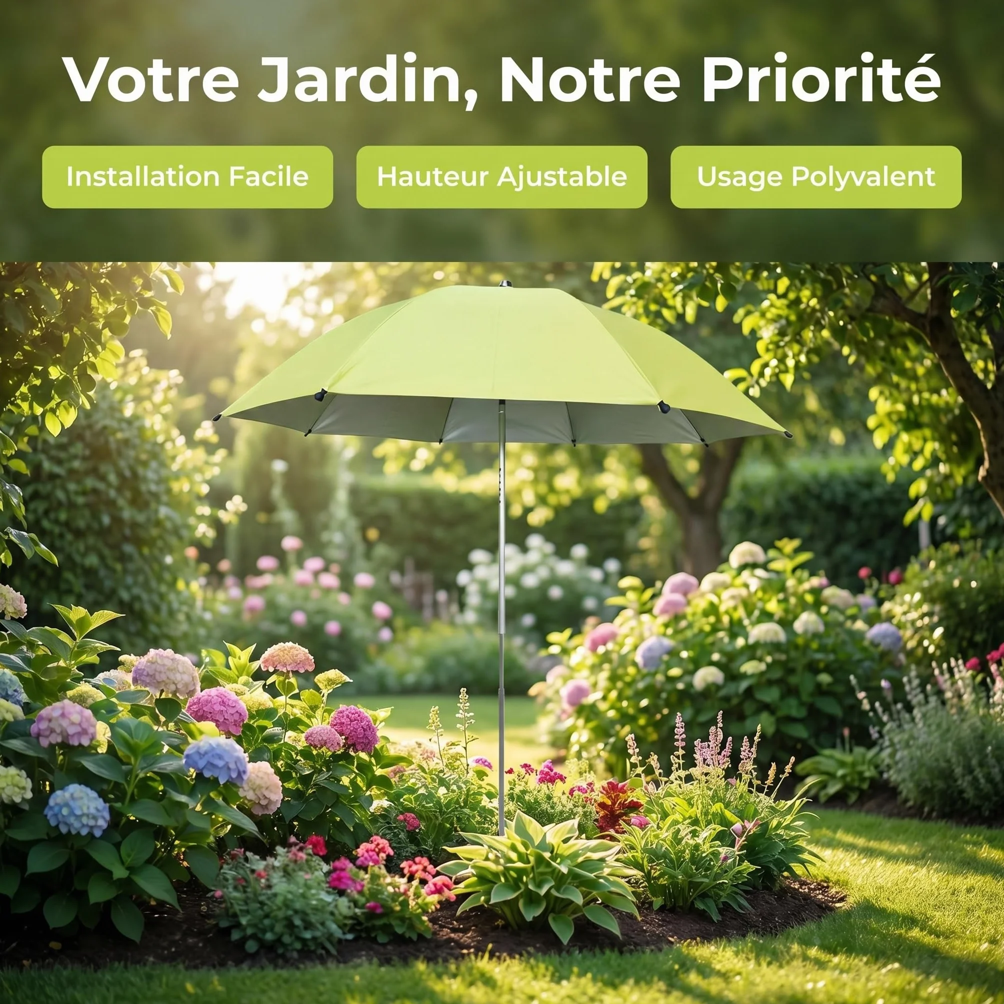 F Fityle Parasol de Protection des Plantes, Housse UV pour Plantes en Pot, Couvercle Soleil pour Jardin Patio