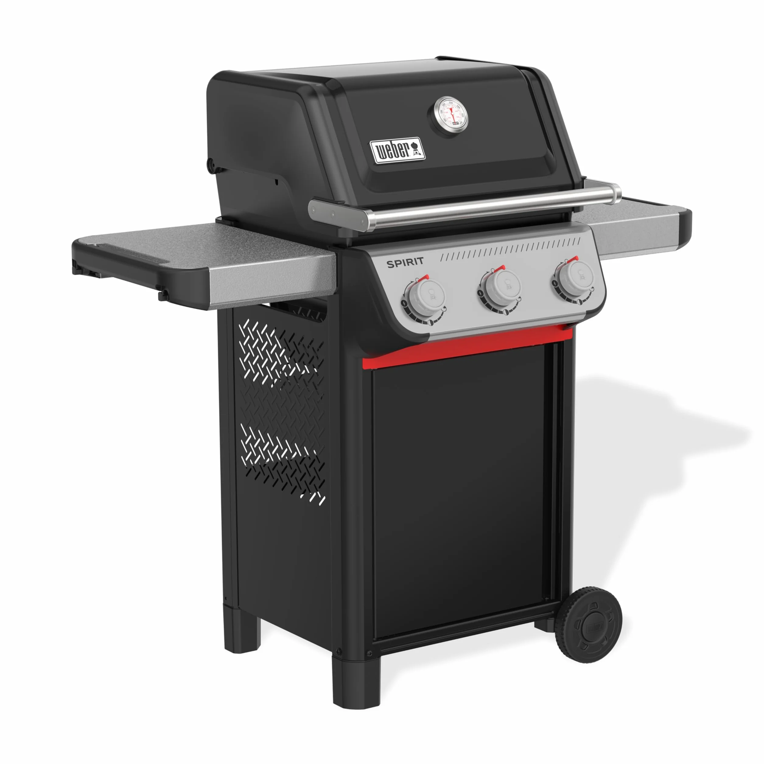 Weber Spirit E-310 barbecue à gaz 3 brûleurs 51 x 46 cm grille chaleur uniforme noir argent